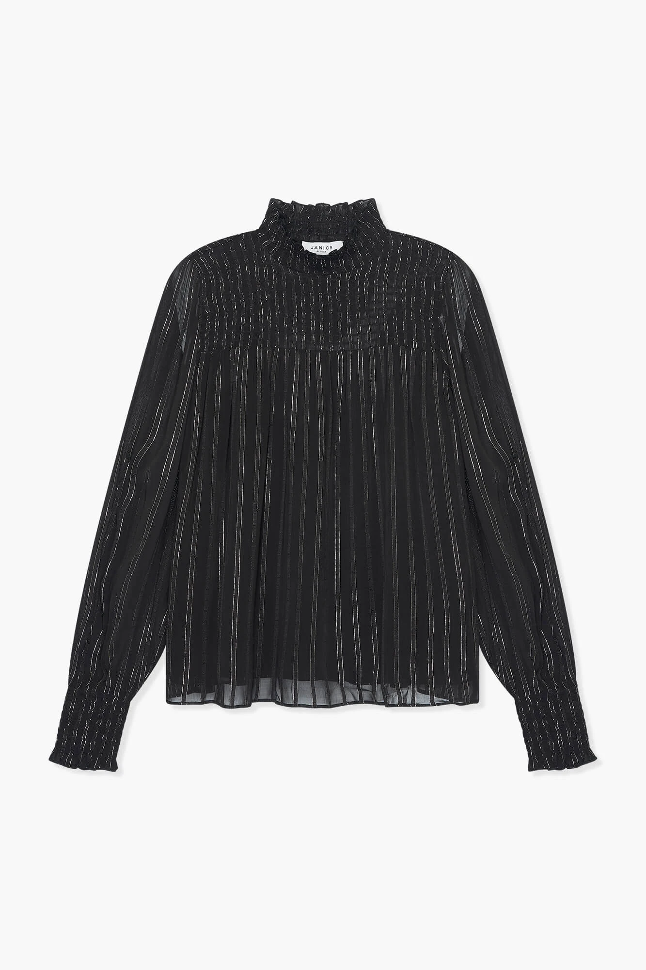 Blouse Dames Lurex Smog Hardy Zwart