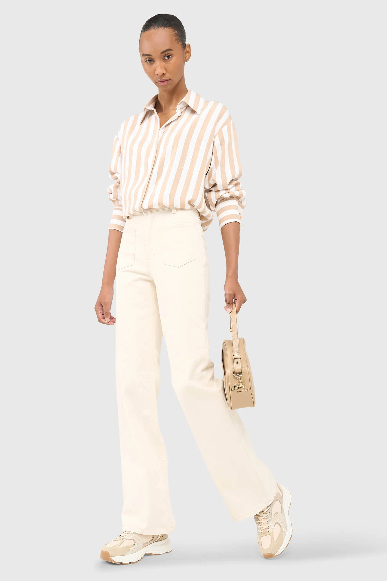 Ilan-Bluse, beige