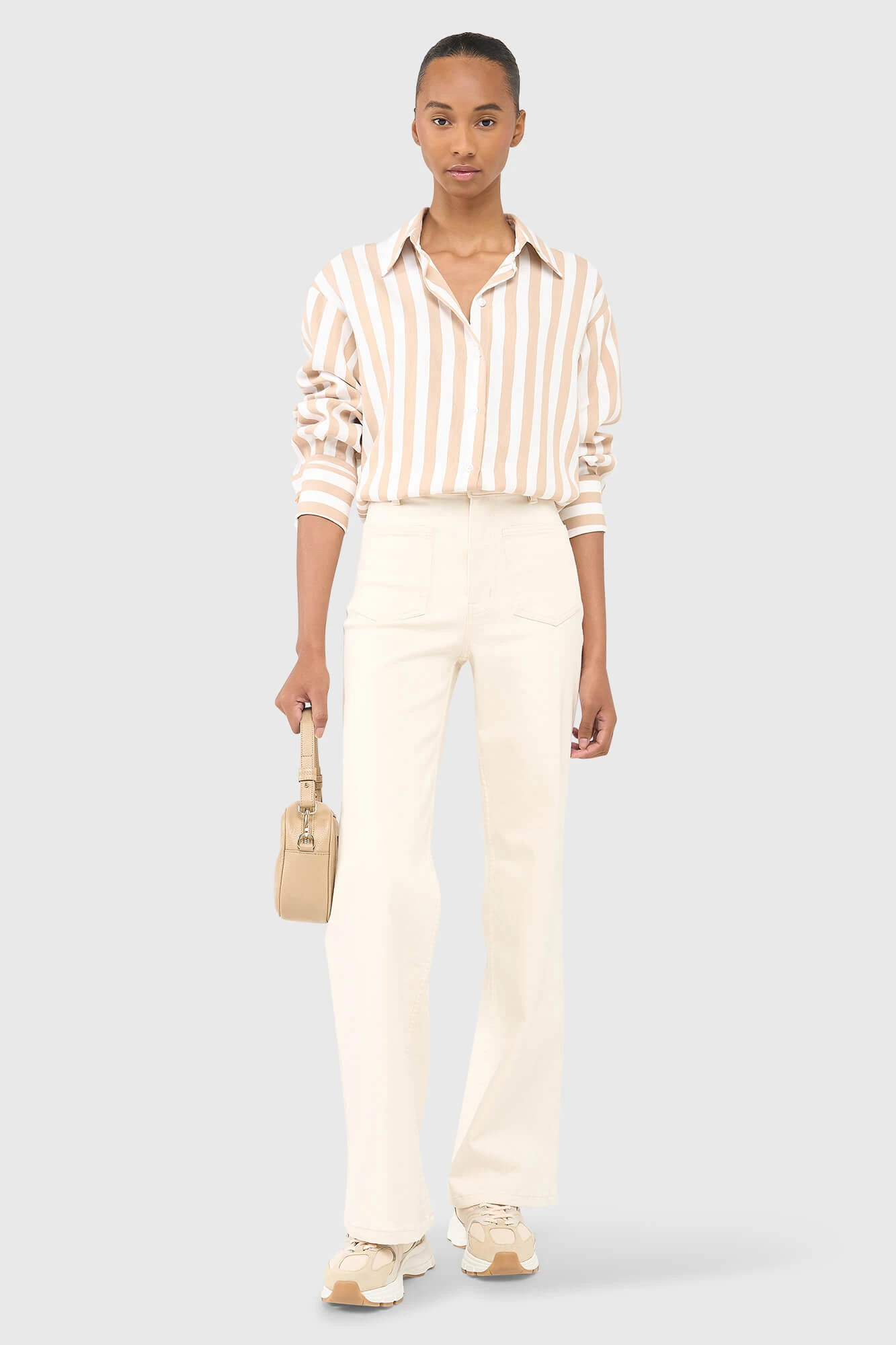 Ilan-Bluse, beige