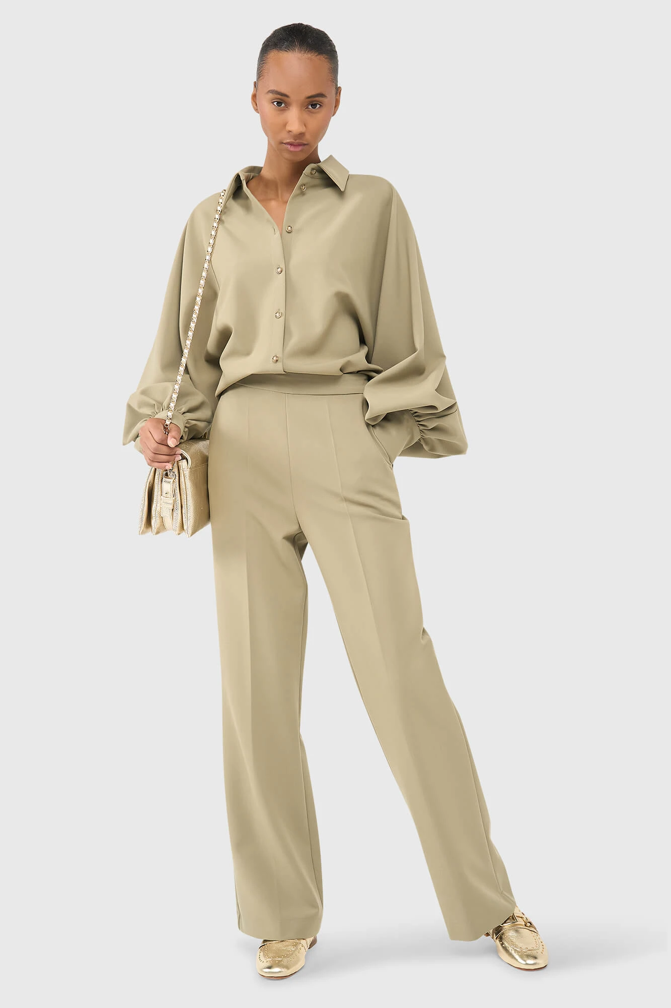 Stone Blouse Groen