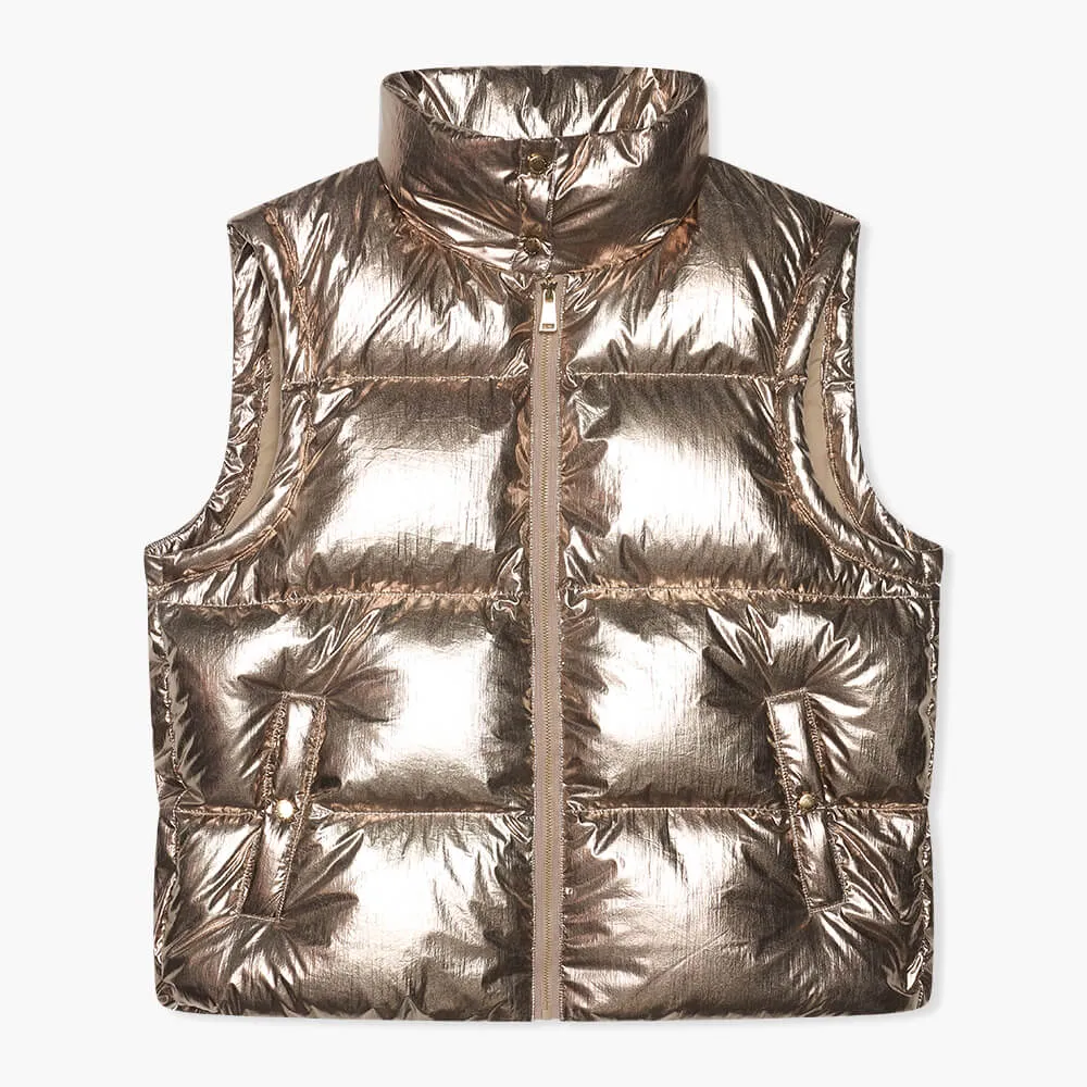 Puffer Vest Dames Byron Champagne