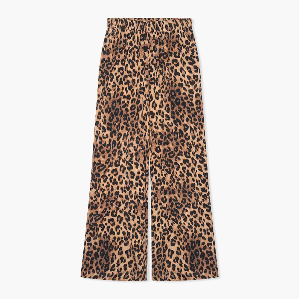 Panterprint Broek Wijde Pijp Ringo