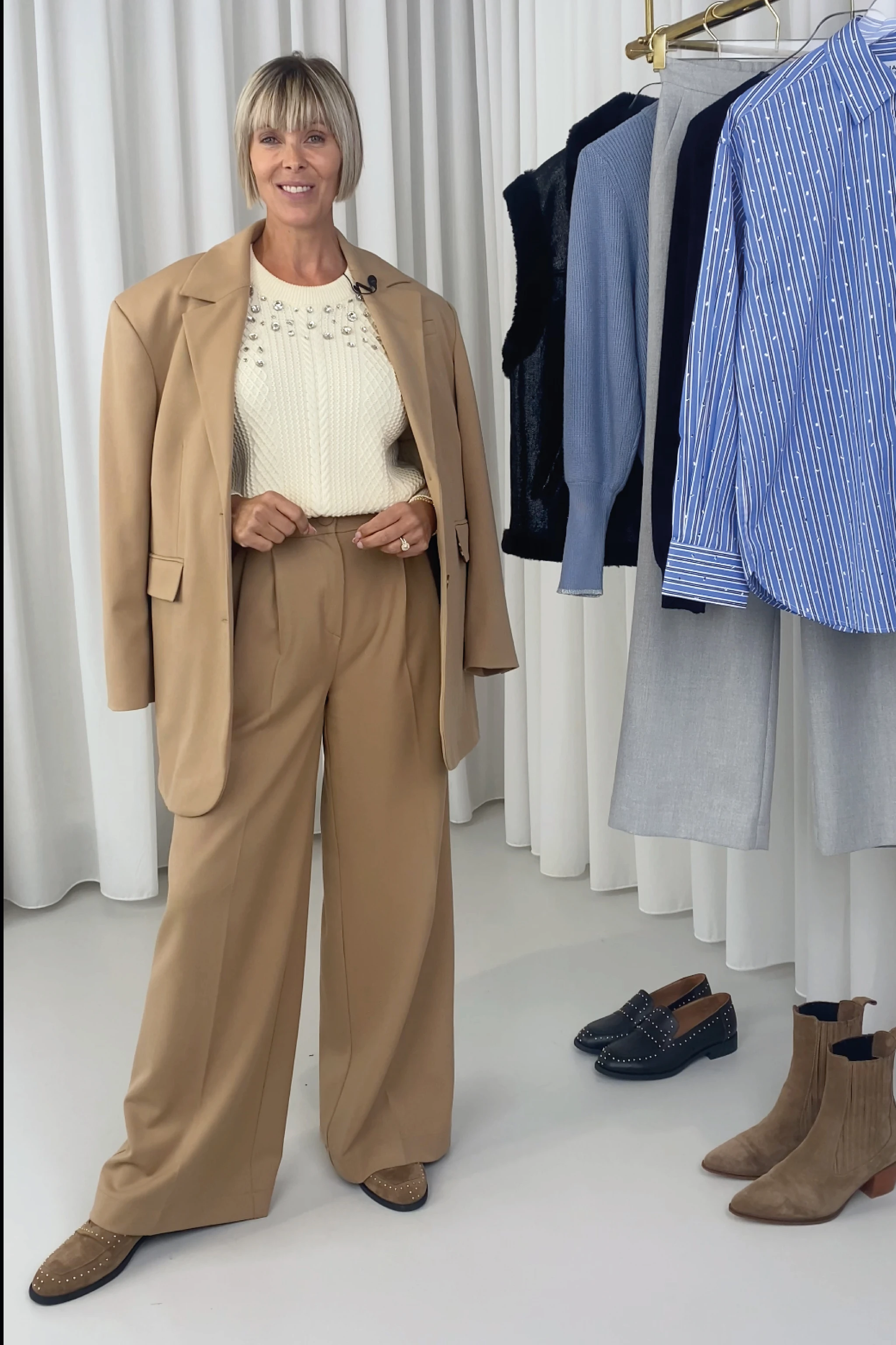 Beige pantalon