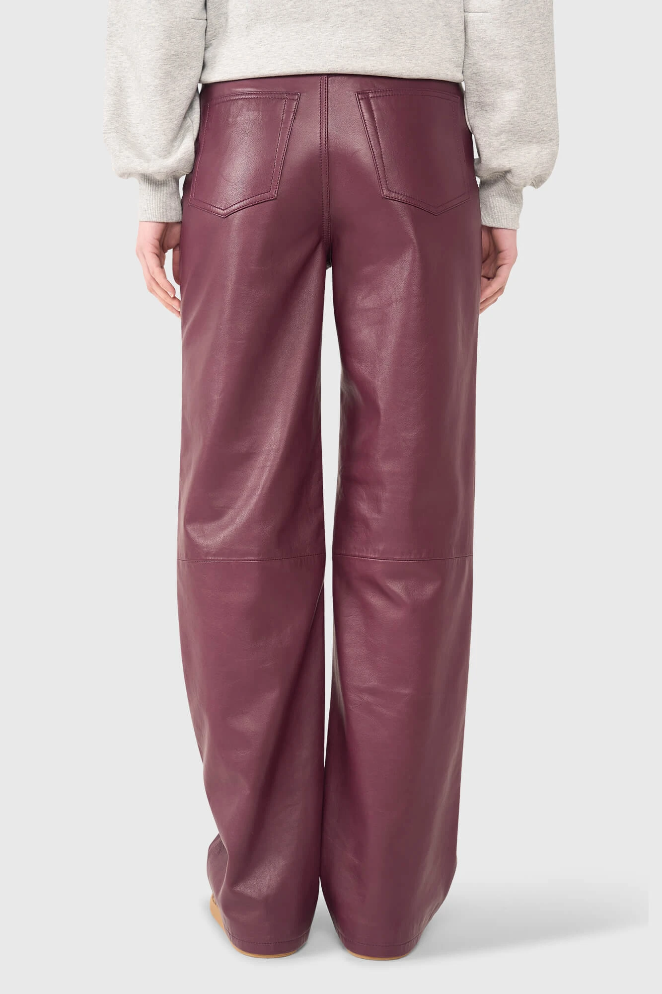 Jason Burgundy Leather