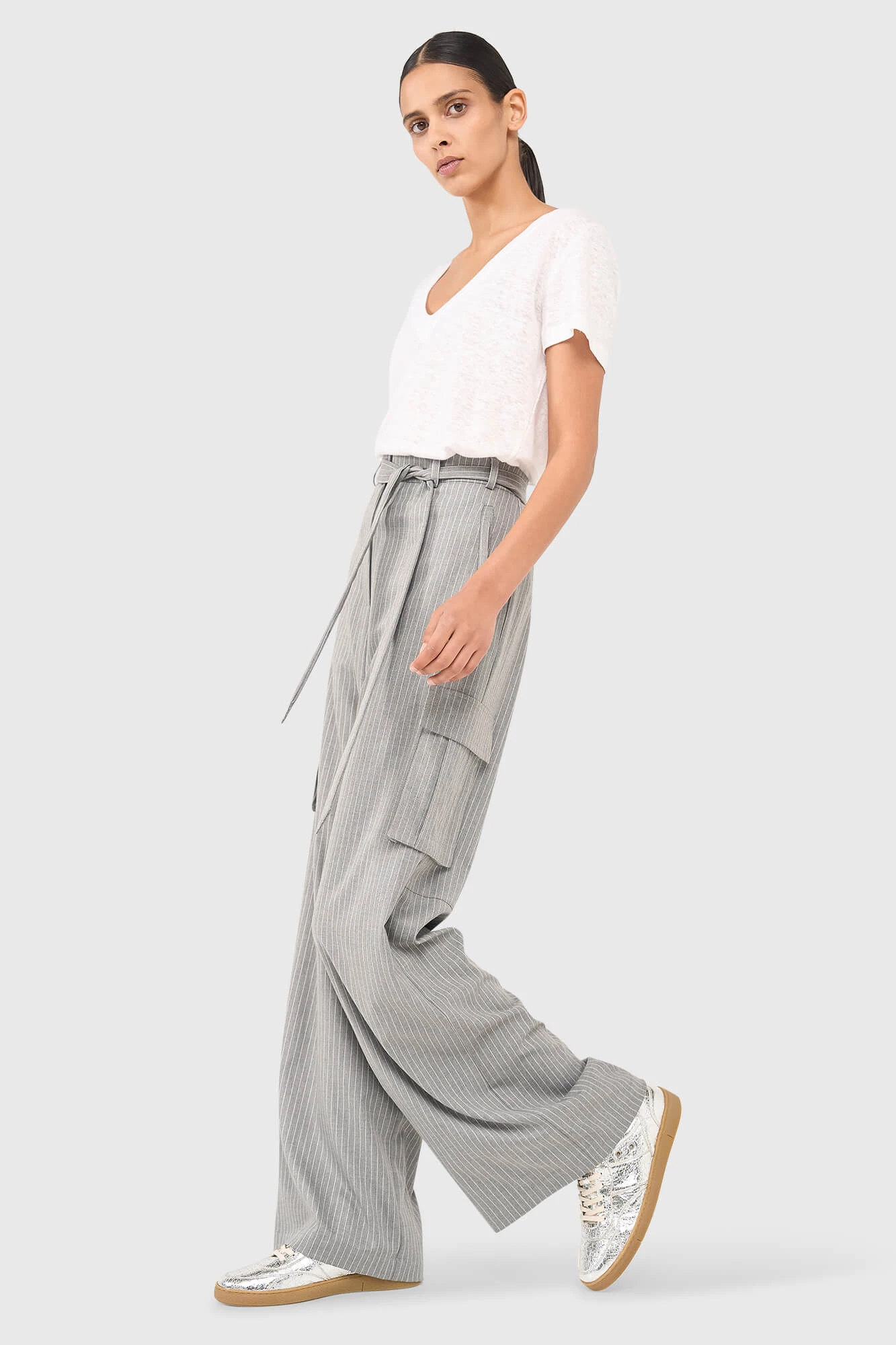 King  Broek Grijze Streep
