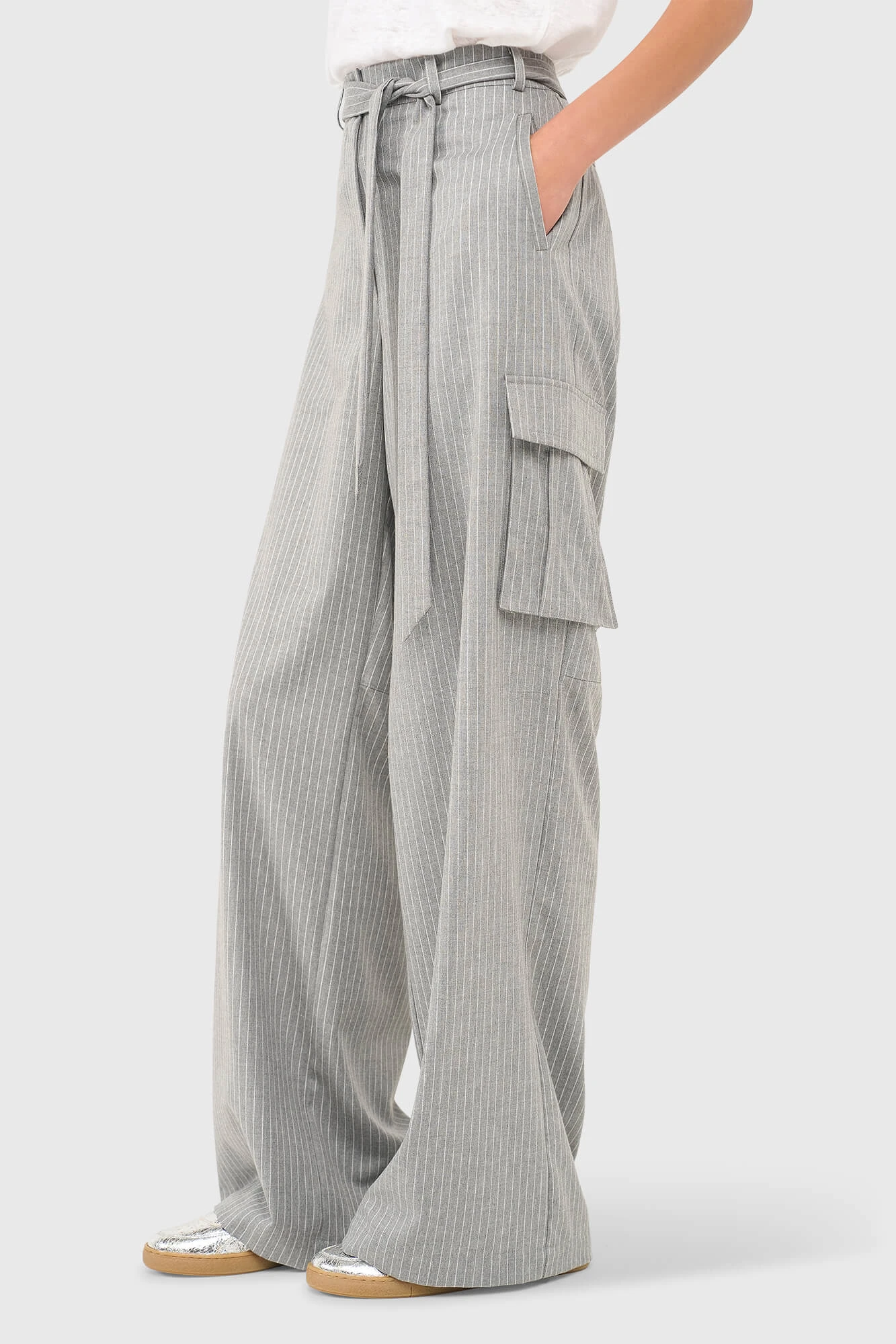 King  Broek Grijze Streep