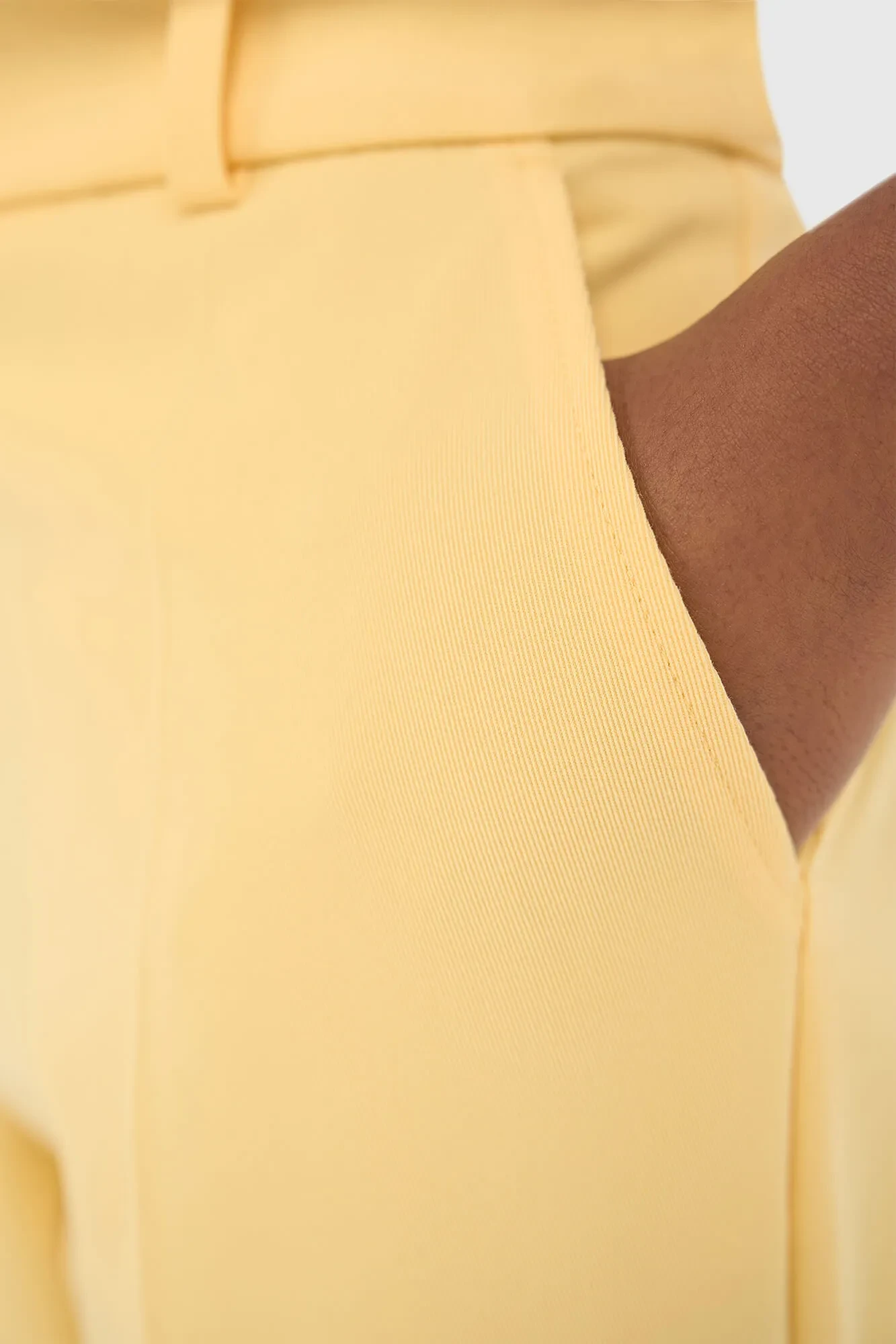 Women's Pants with Side Pockets, Sean Yellow