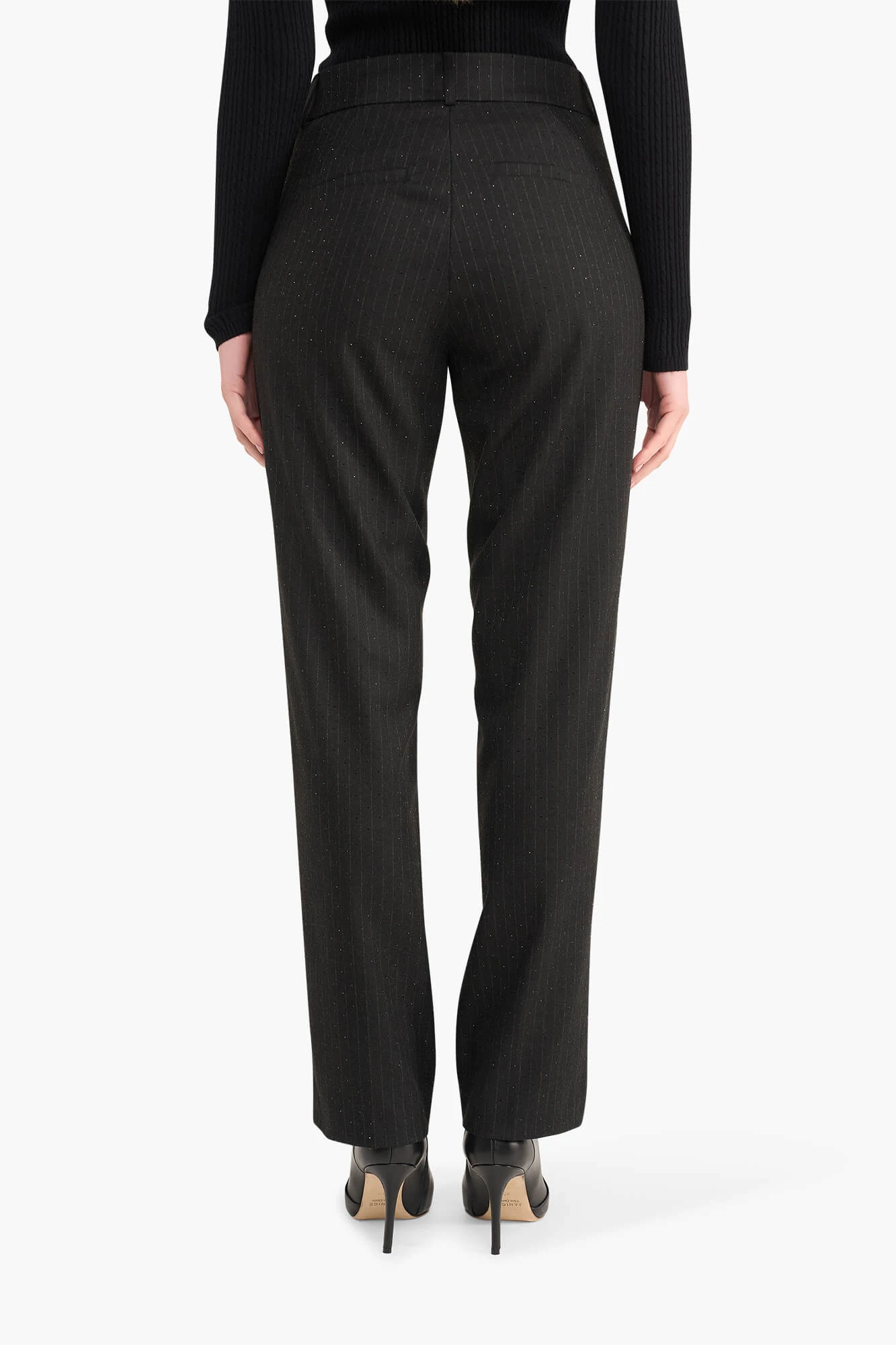 Broek Dames Steentjes Streep Marc Zwart