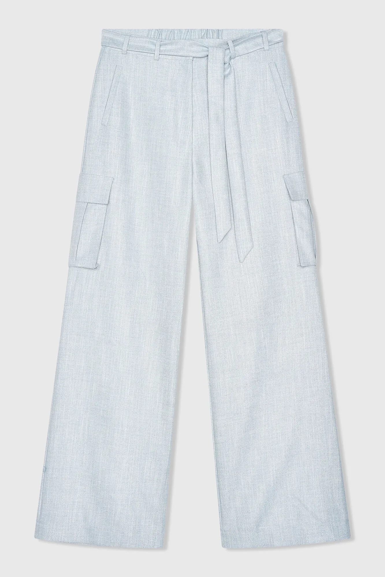 Damenhose, weite Beine, Cargo-Hose, King Blue