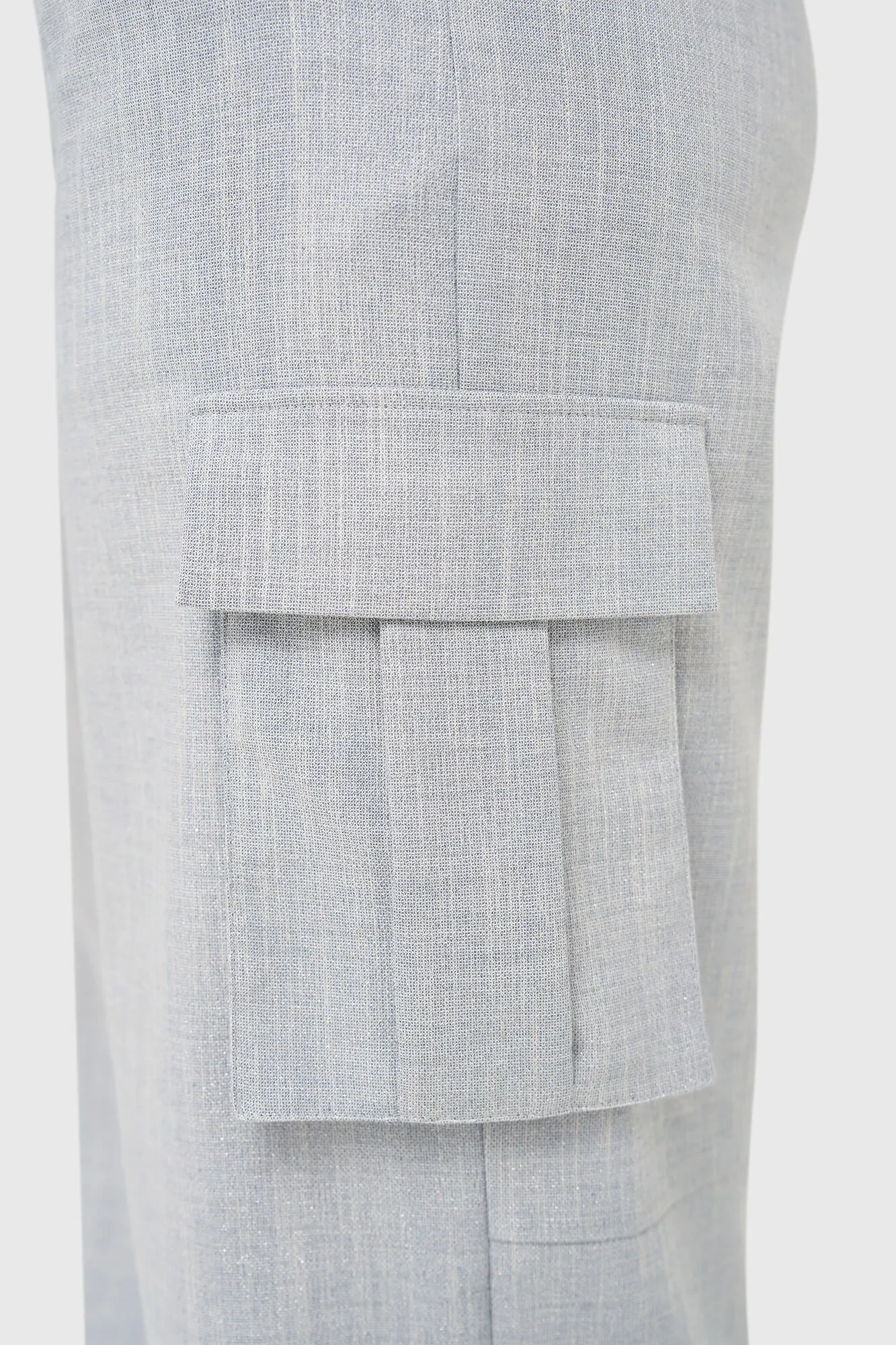Damenhose, weite Beine, Cargo-Hose, King Blue