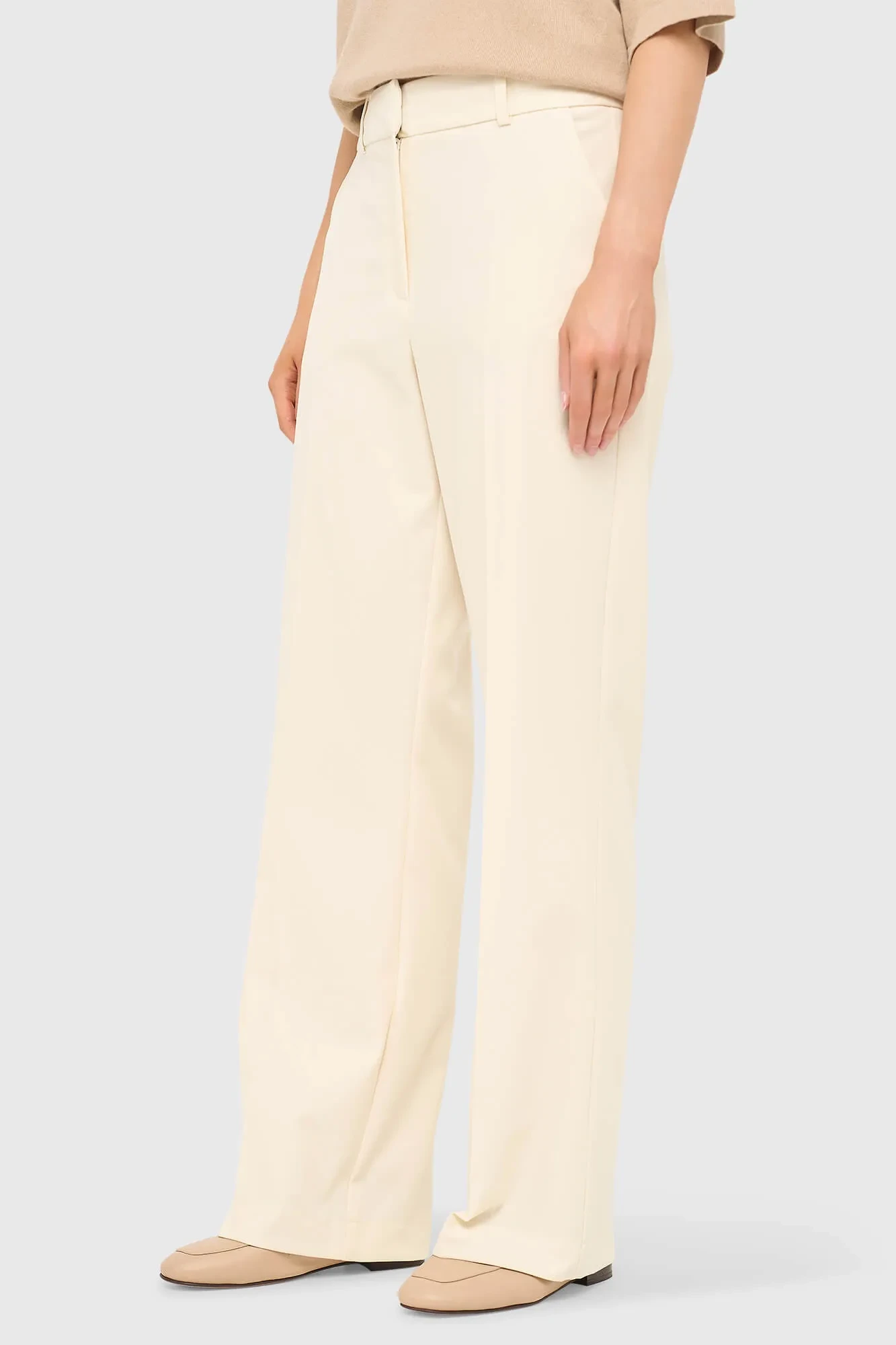 Women's Wide-Leg Pants Emil Off-White