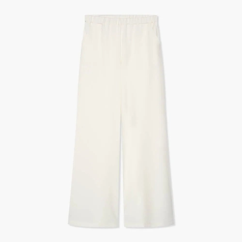 Broek Wijde Pijp Elastiek Ringo Off White