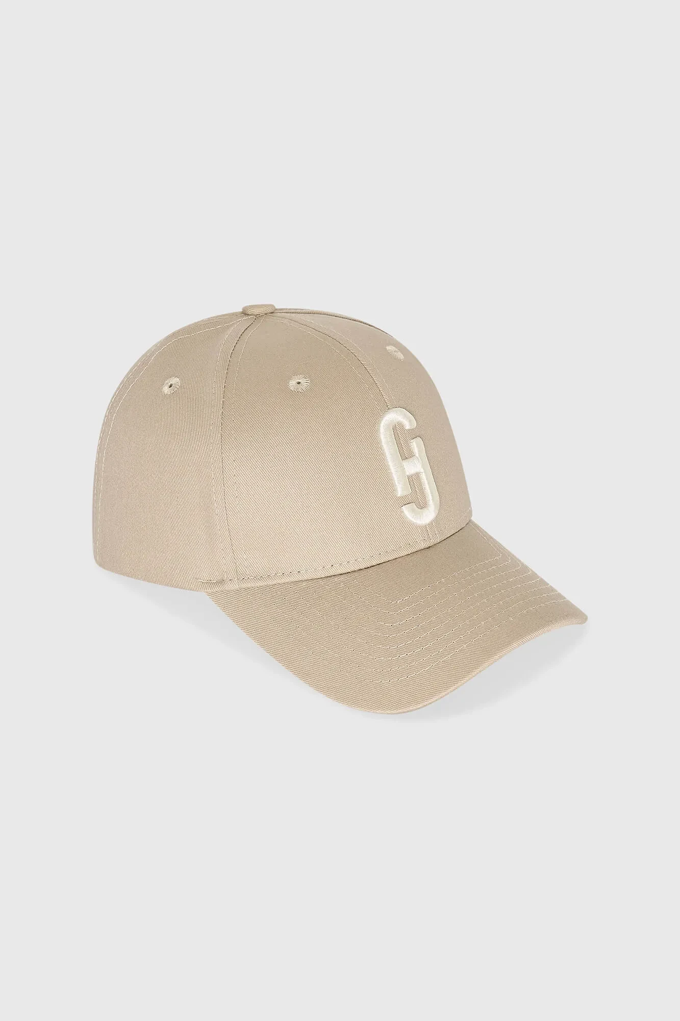 Damen-Kappe mit Logo, Jeff, beige