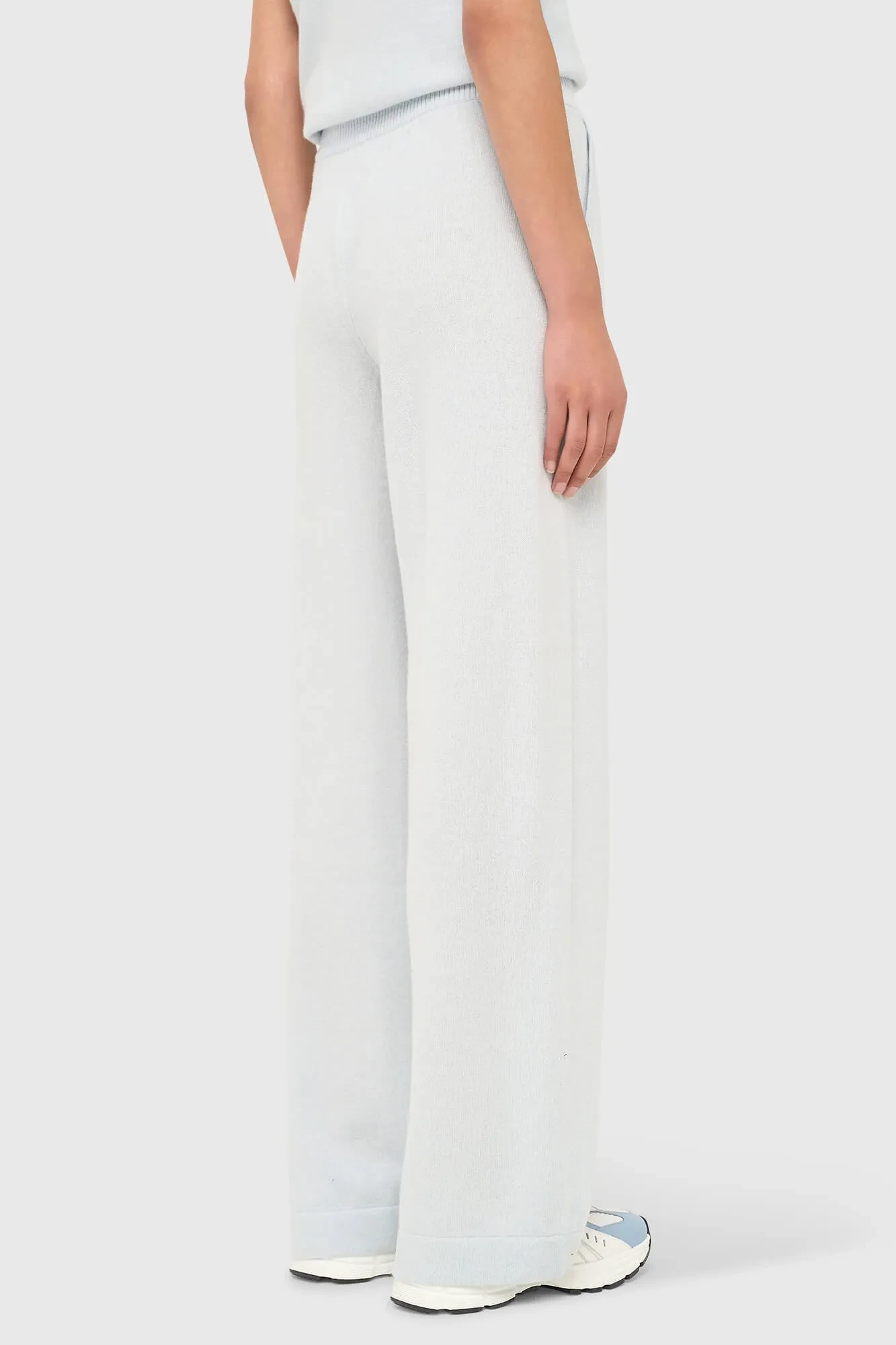 Kaschmirhose mit weitem Bein für Damen, Eldon Blau