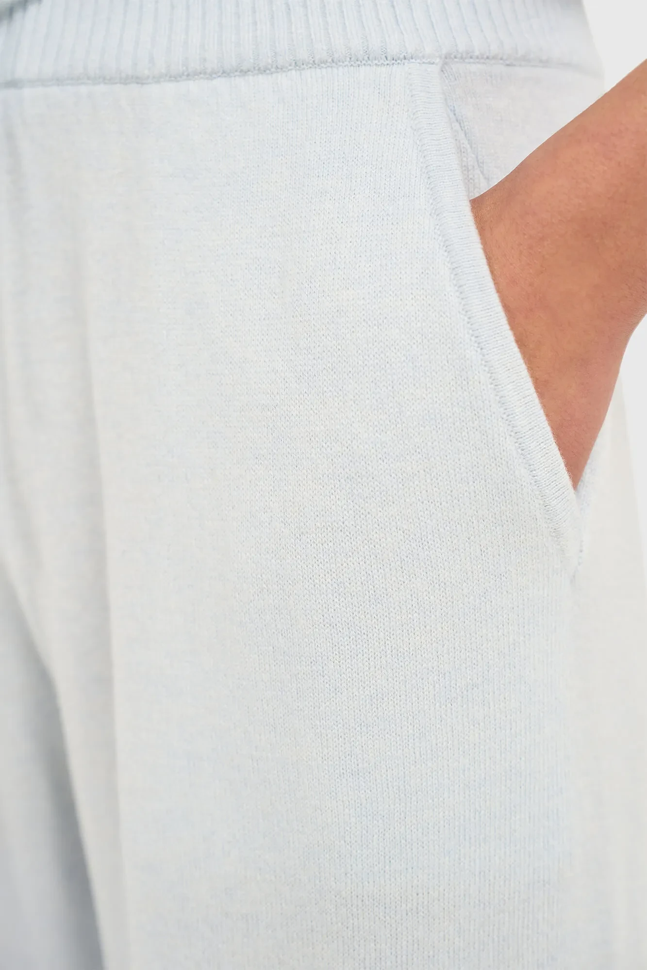 Kaschmirhose mit weitem Bein für Damen, Eldon Blau