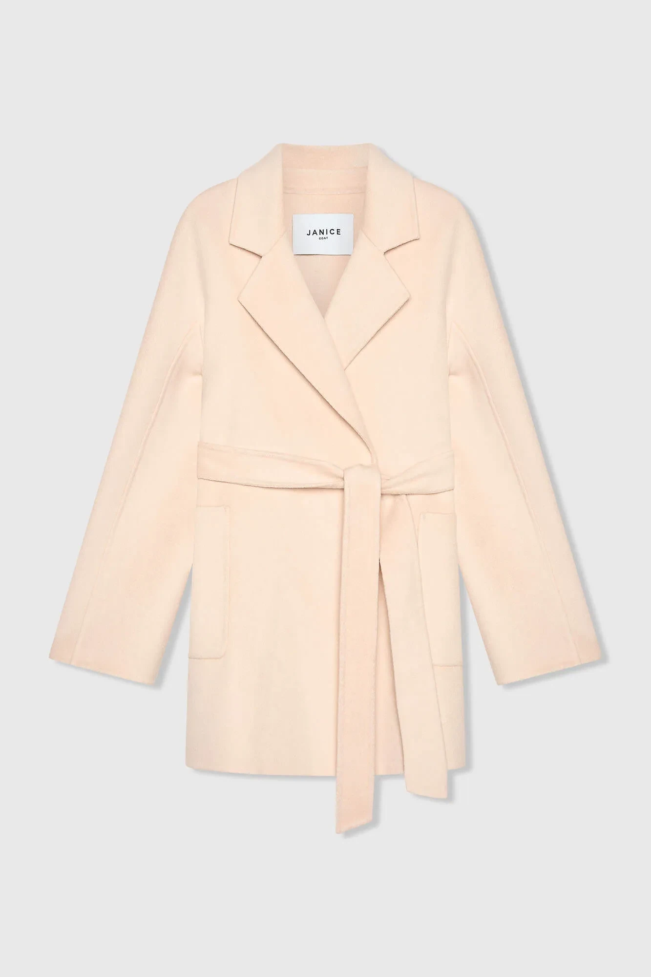 Damenjacke aus Kaschmir, Double-Face, Calvin Peach