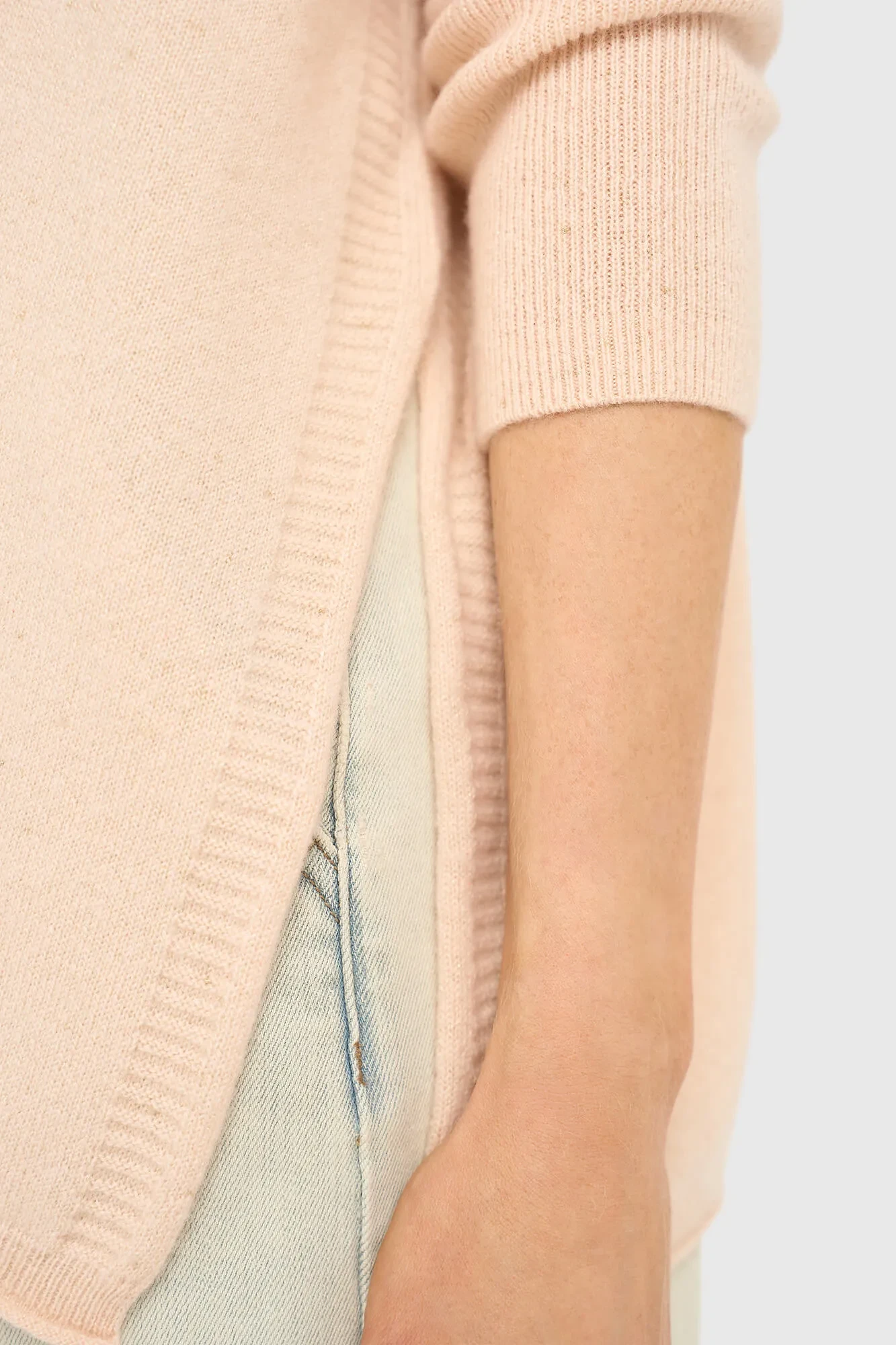 Kaschmir-Damenpullover Philou Peach