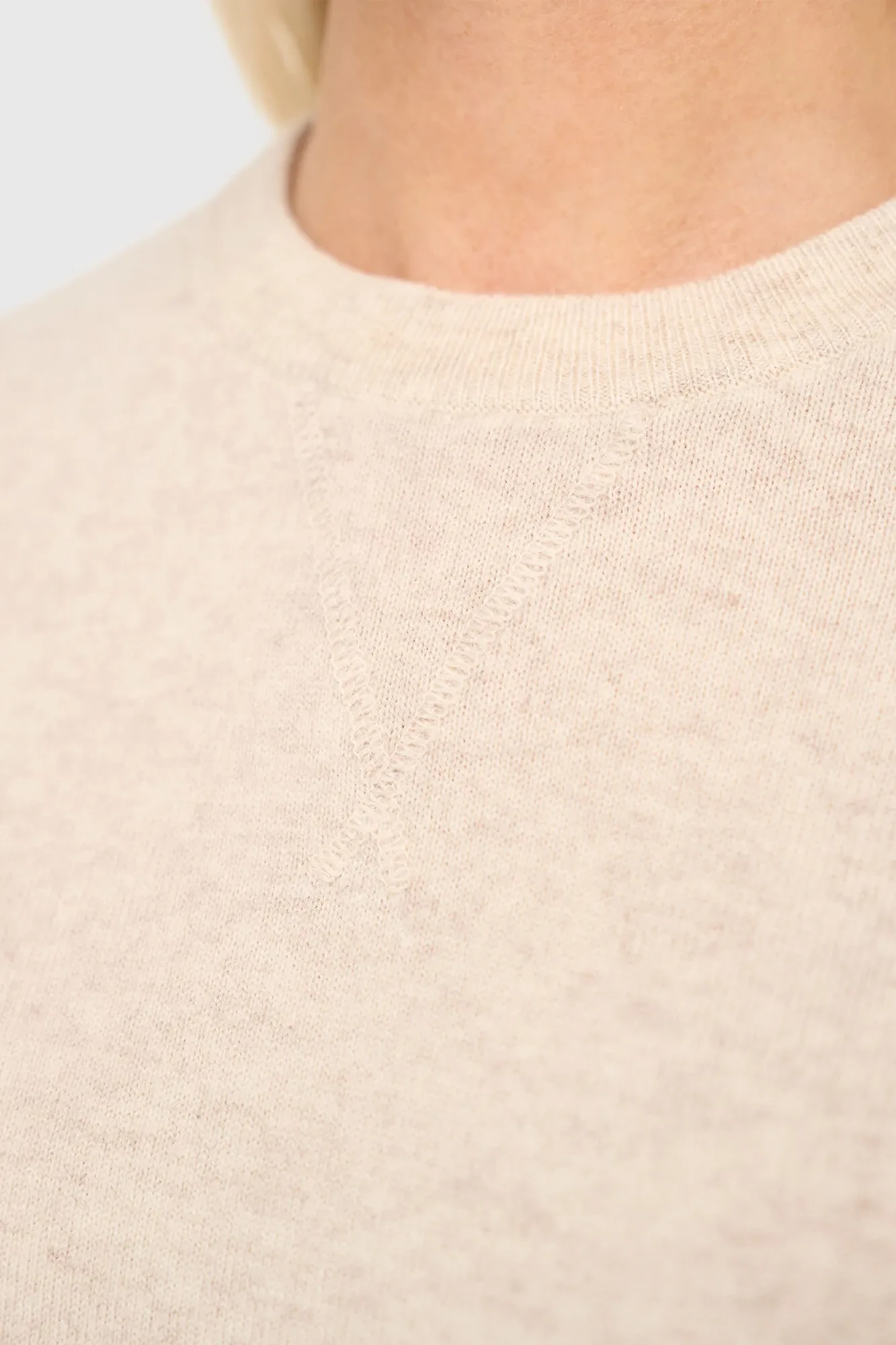 Women's Cashmere Sweater Lewis Beige