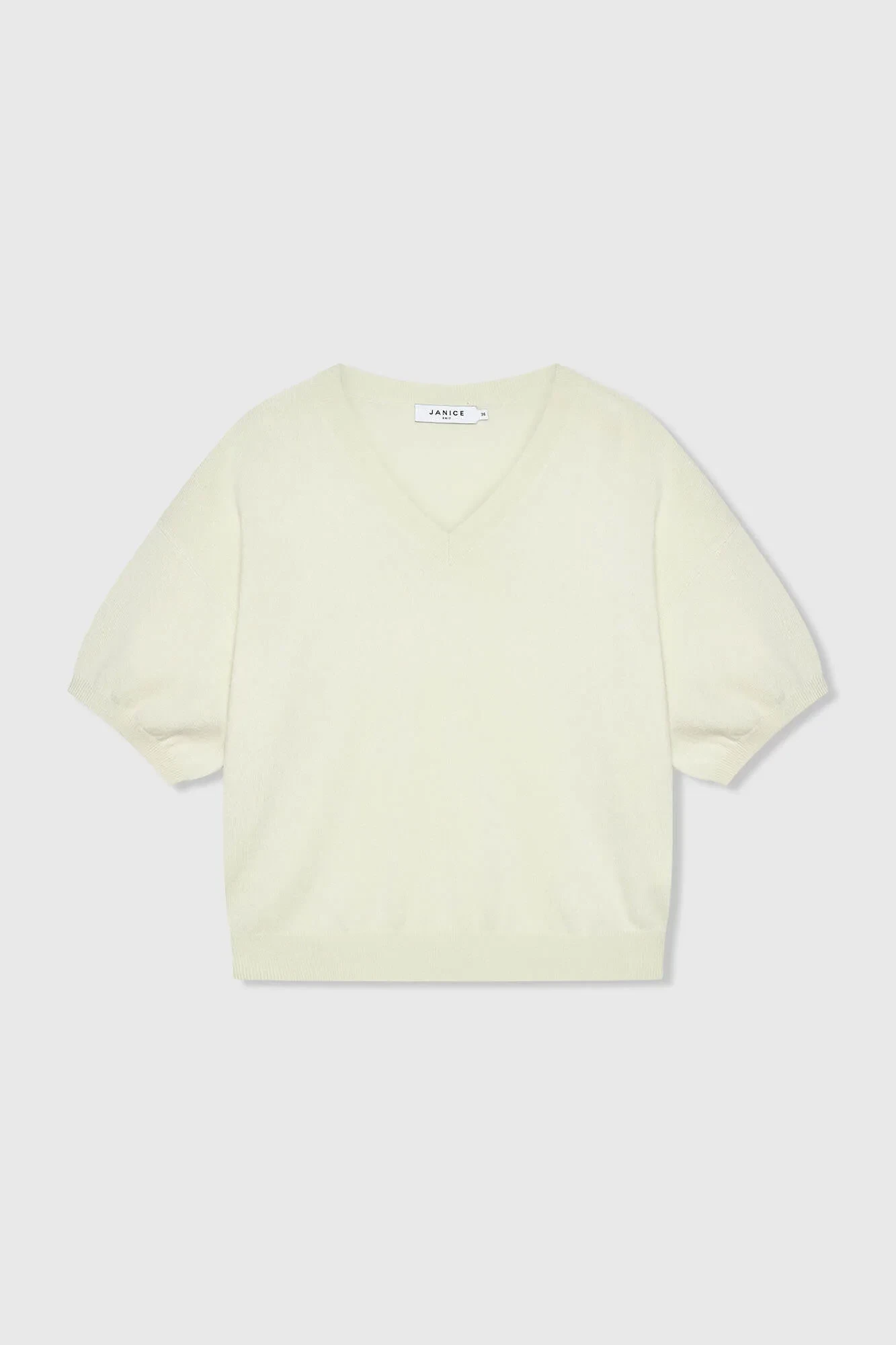Women's Cashmere V-Neck Romeo Sweater in Green