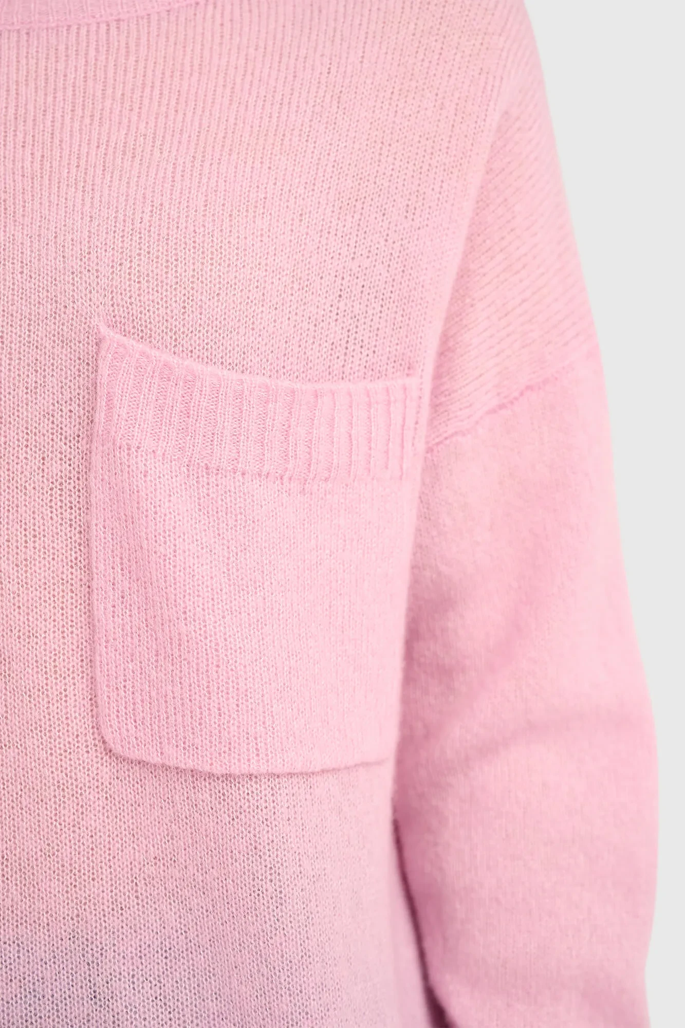 Cashmere Dames Trui Wijde Hals Dayton Roze