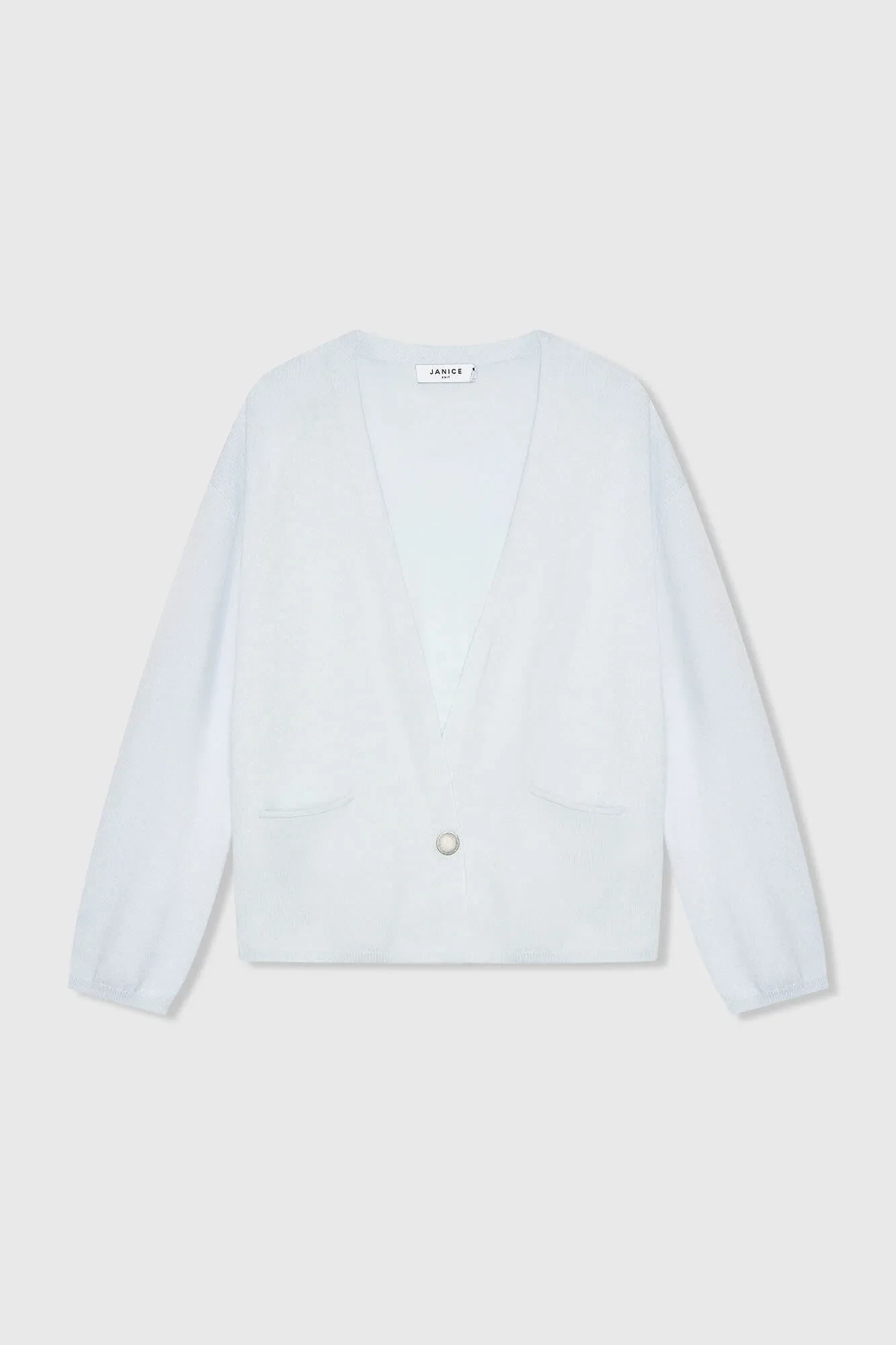 Kaschmir-Strickjacke für Damen, Blade Blau