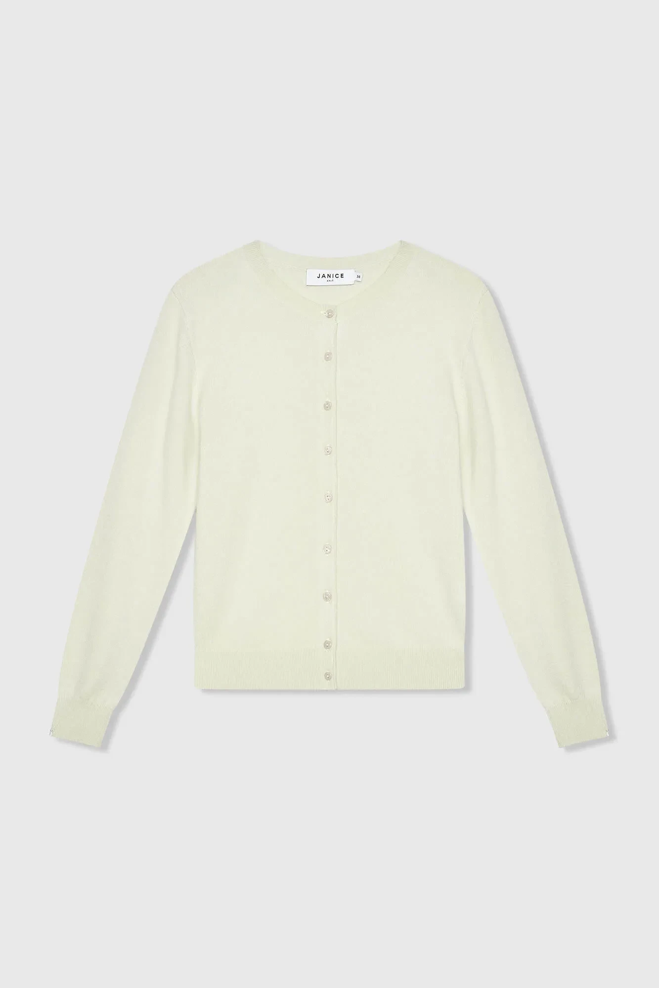 Kaschmir-Strickjacke für Damen, grün, Lucas