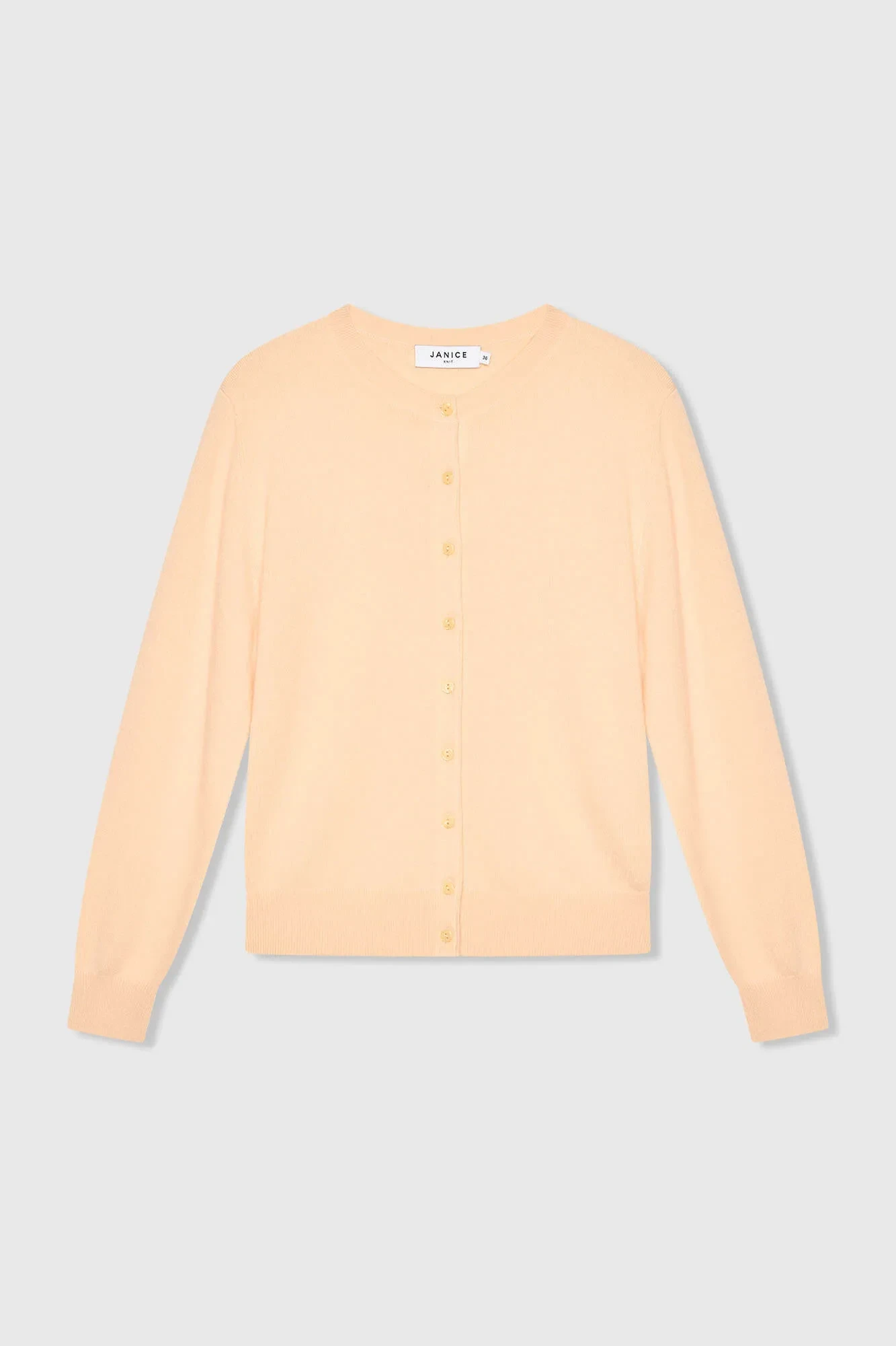 Cashmere Dames Vest Peach Lucas