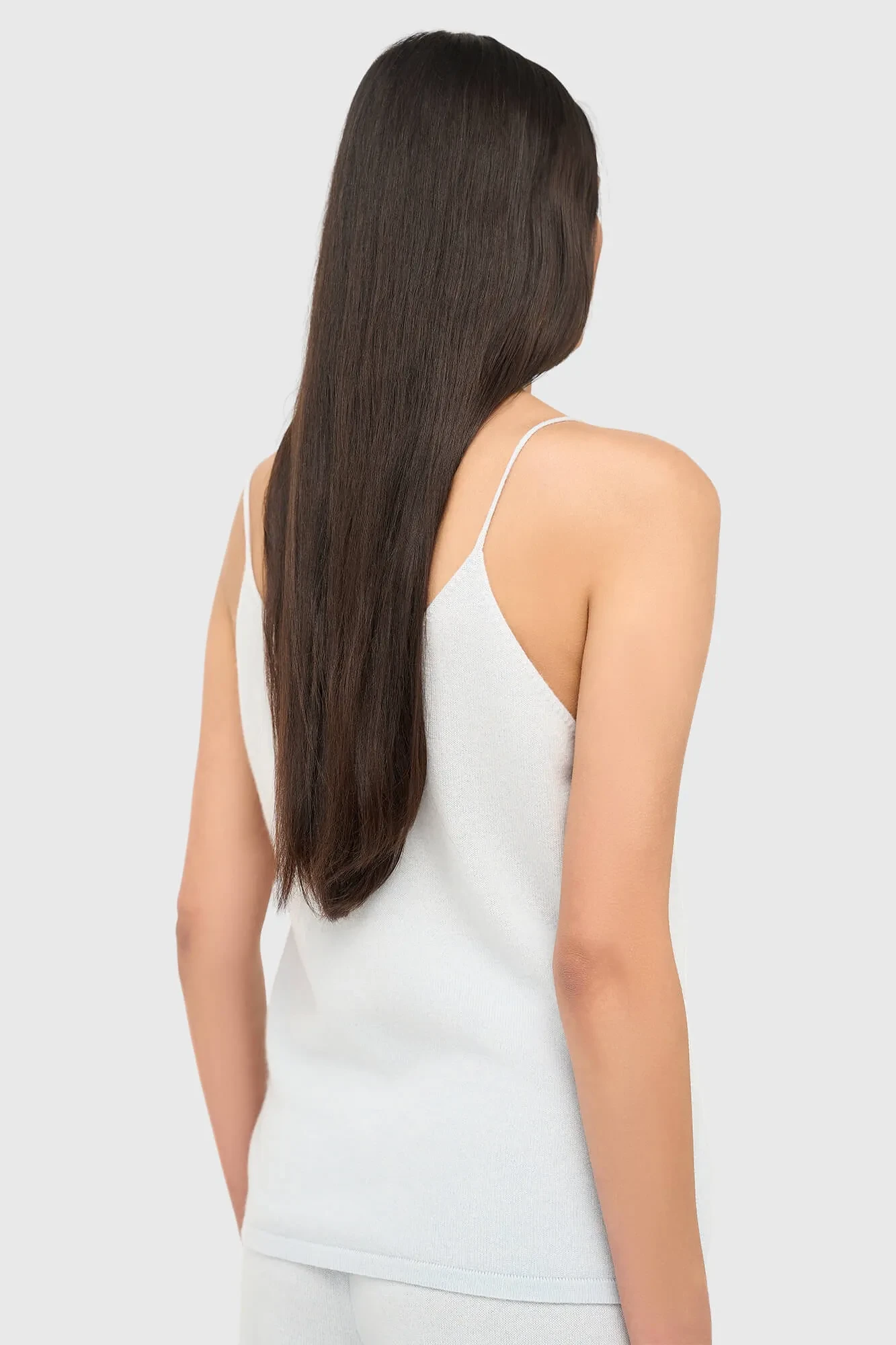 Strick-Tanktop aus Kaschmir „Blane“ in Blau