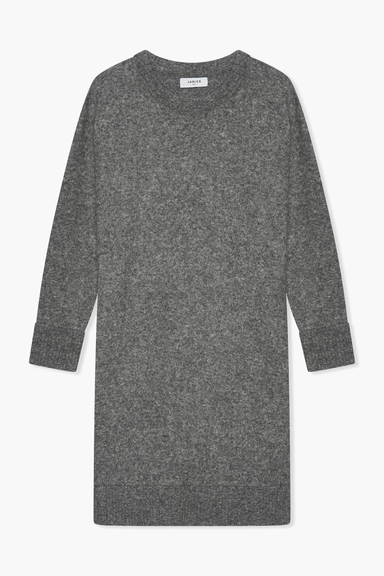 Graues Kleid aus Wolle