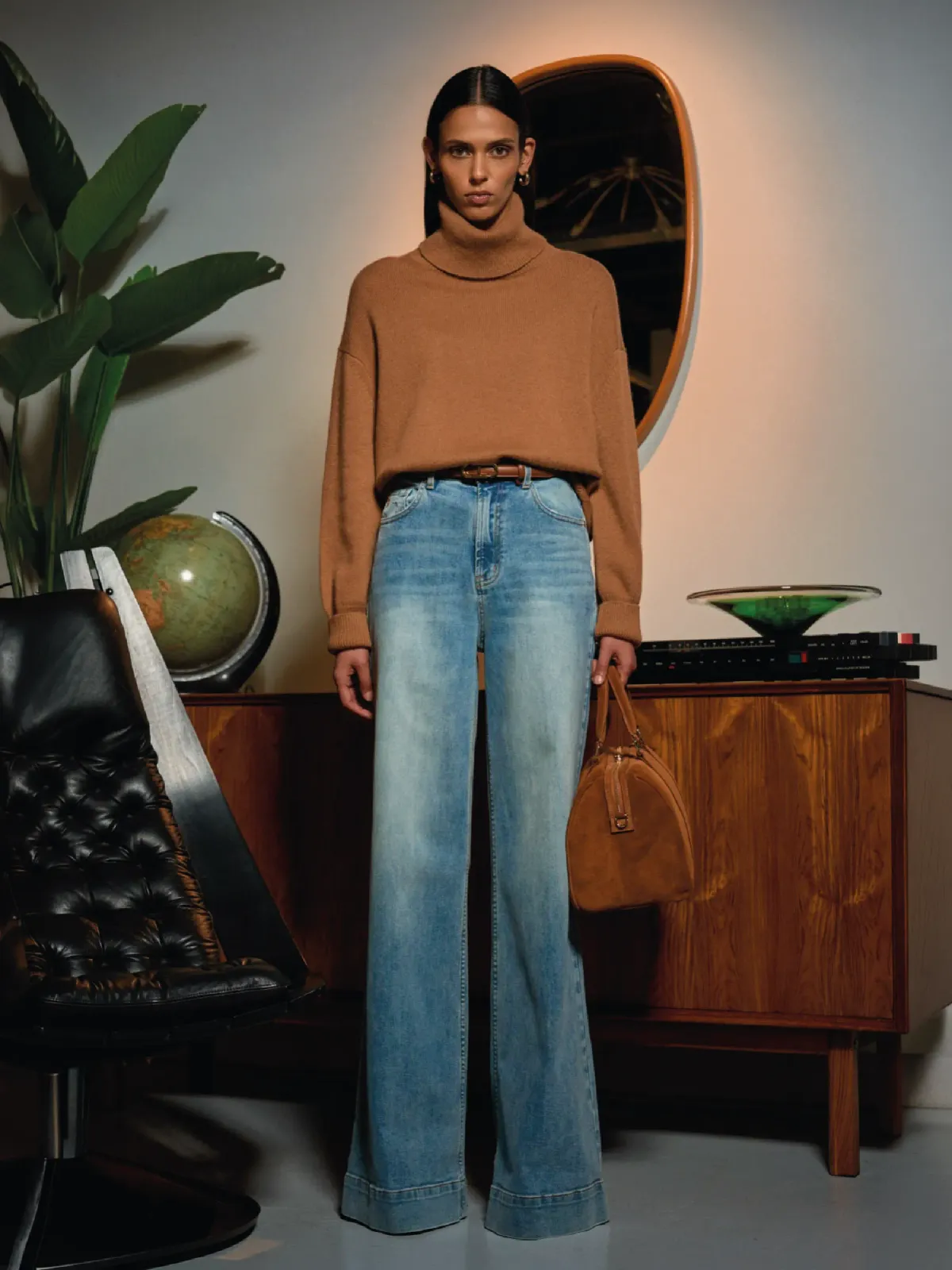 Cashmere Knitwear Denim Jassen Dames Mode Janice 03