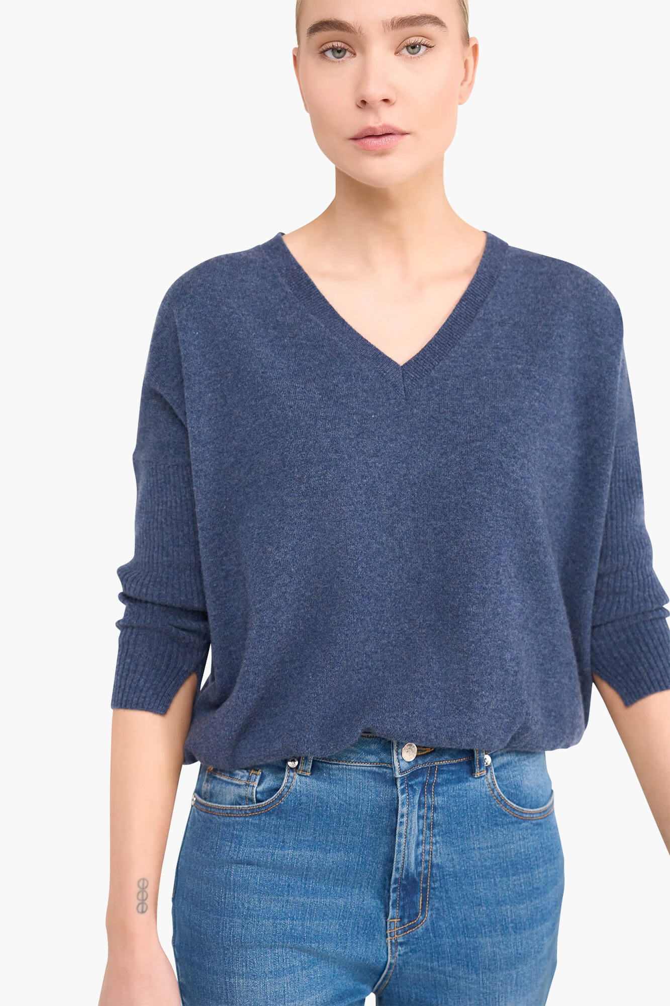 Cashmere Trui Dames Dash Blauw