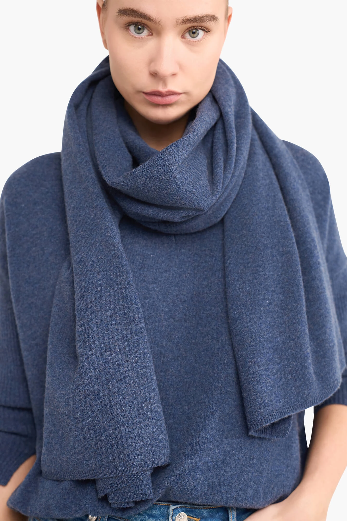 Cashmere Trui Dames Dash Blauw
