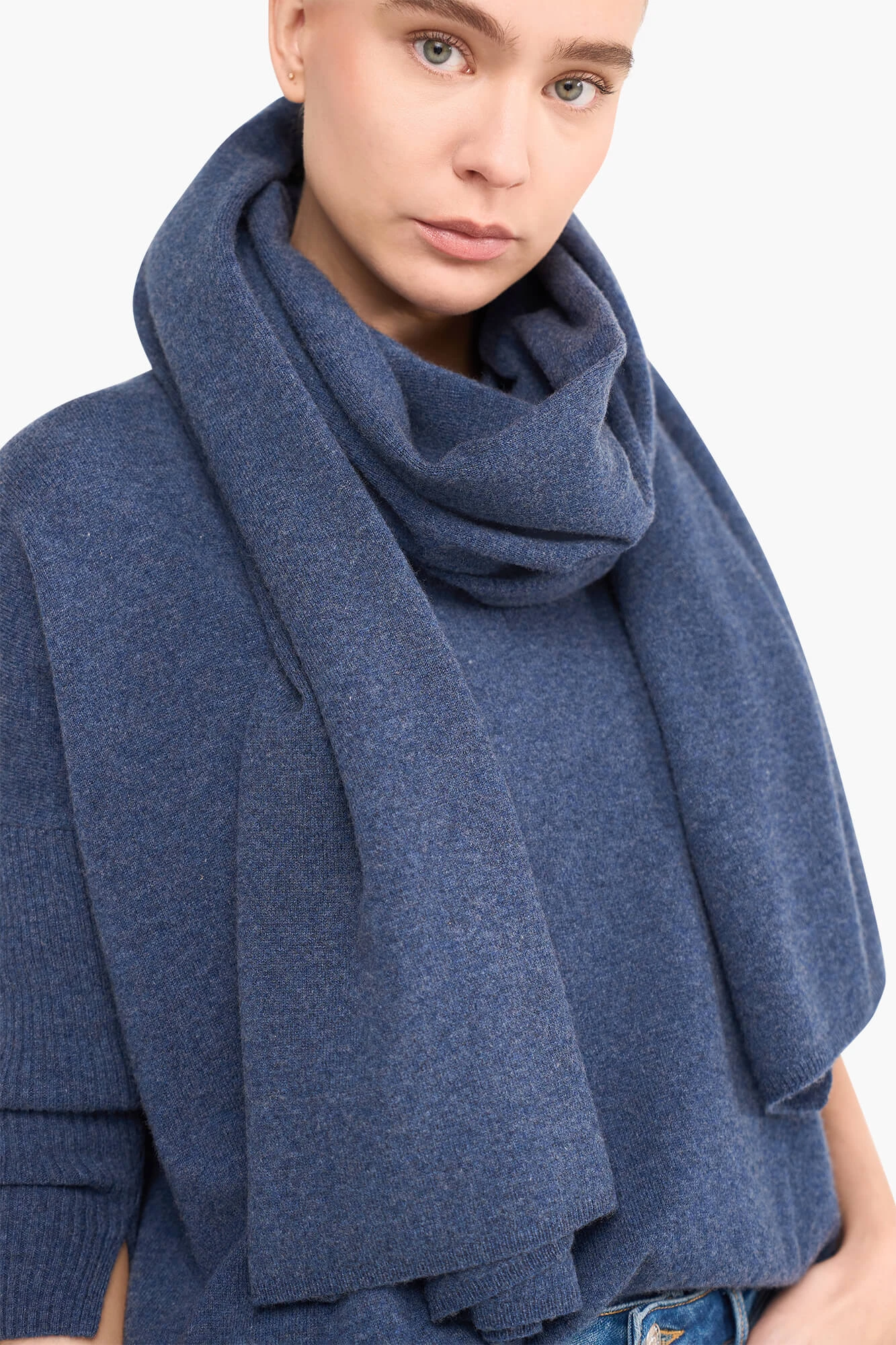Cashmere Trui Dames Dash Blauw