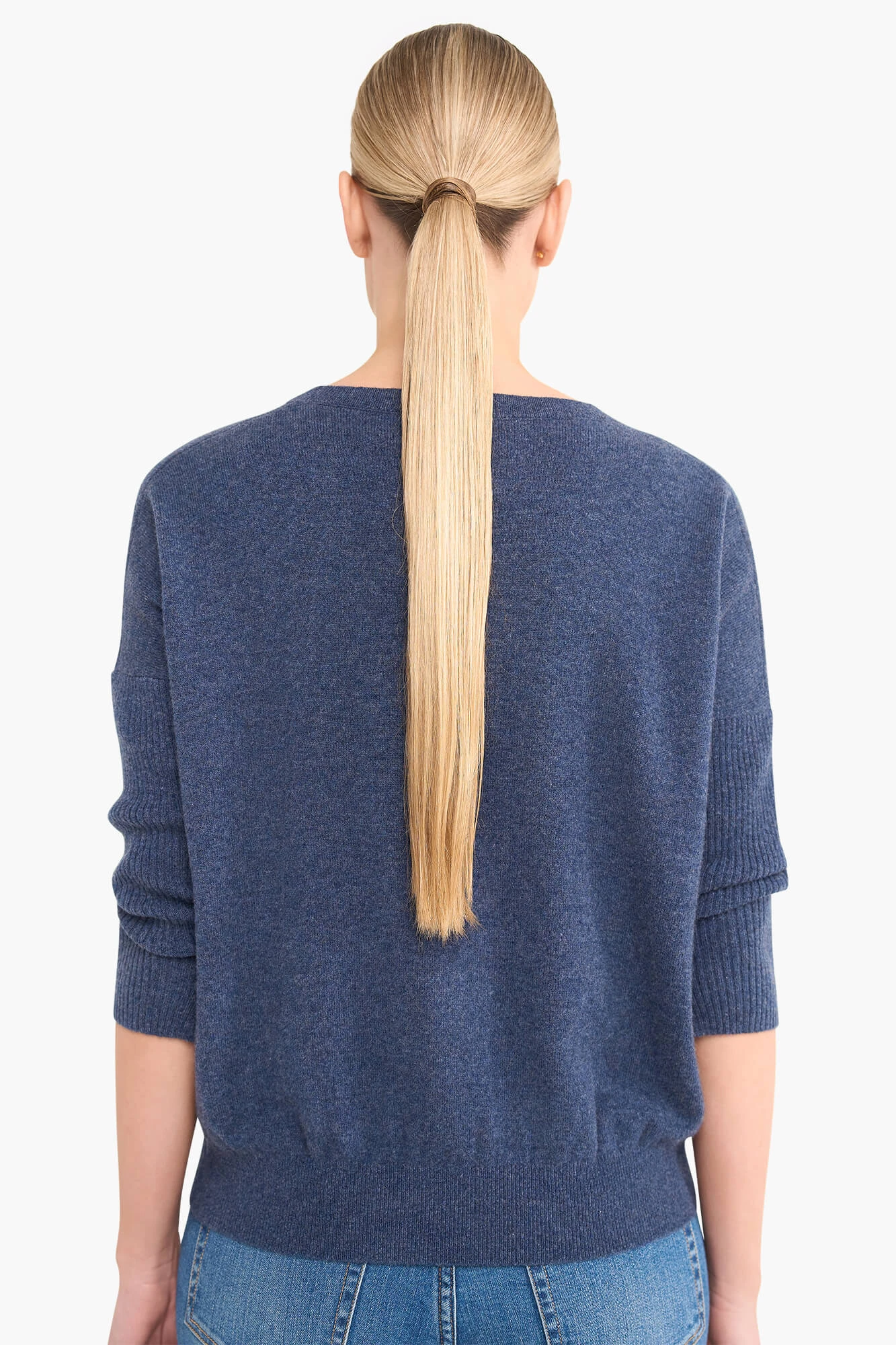 Cashmere Trui Dames Dash Blauw