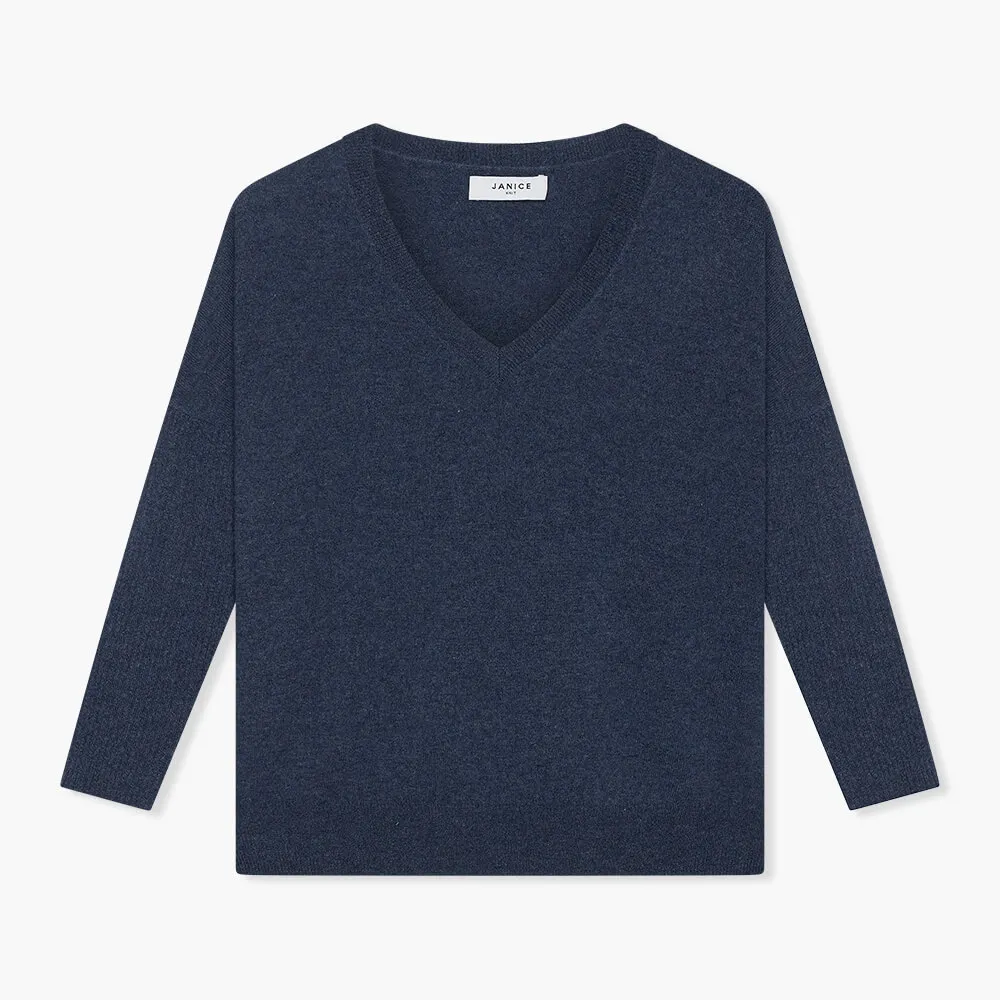 Cashmere Trui Dames Dash Blauw