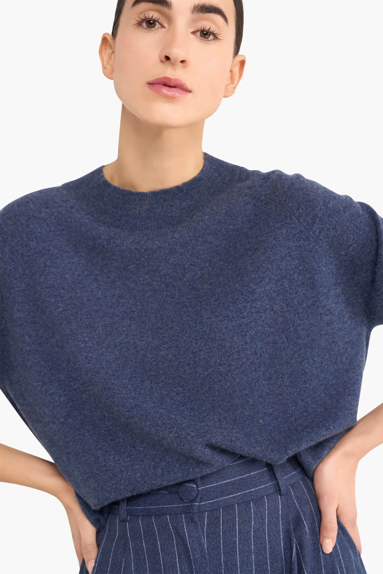 Women's Cashmere Sweater Harvey Blue