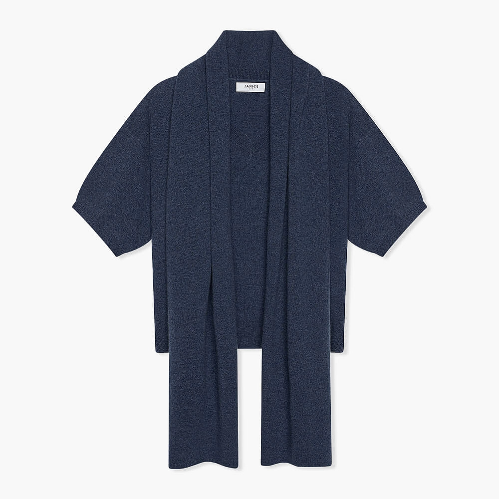 Cashmere Sjaal Dames Santos Blauw