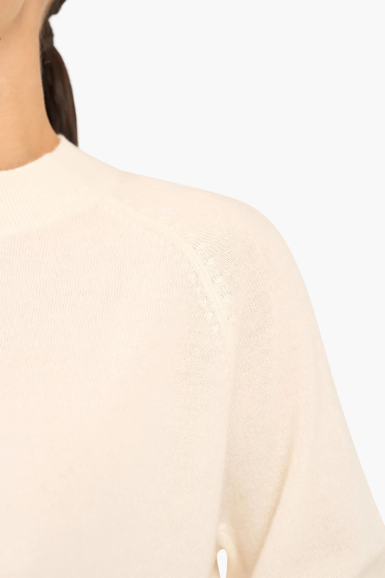 Cashmere Trui Dames Harvey Off White