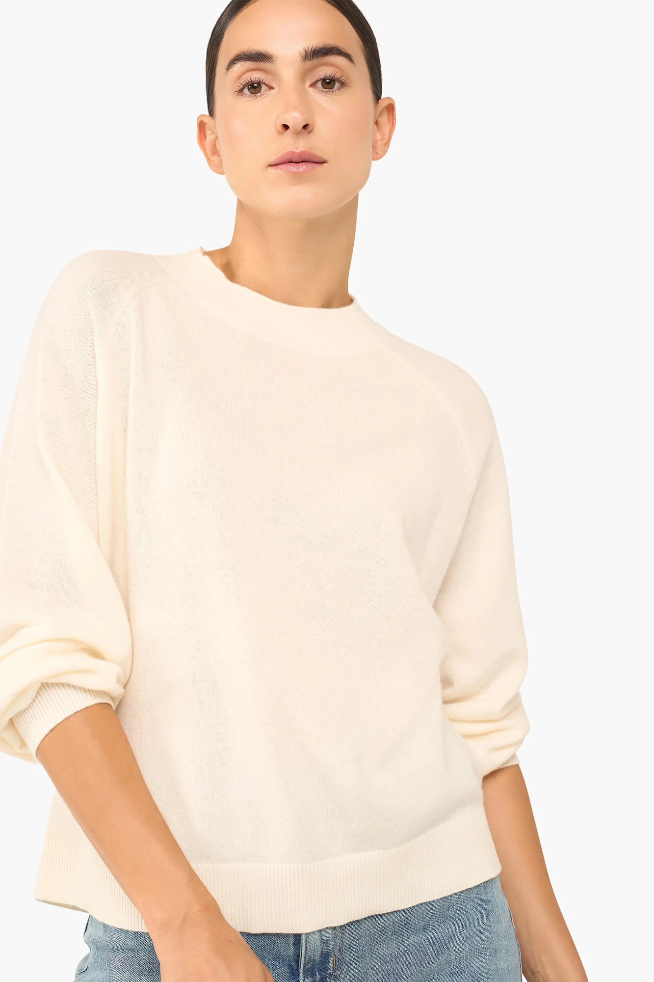Cashmere Trui Dames Harvey Off White