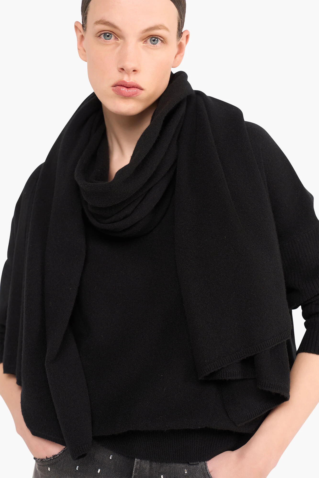 Cashmere Trui Dames Dash Zwart