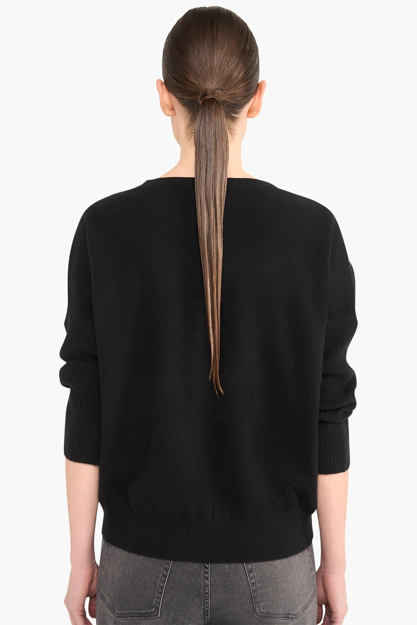 Cashmere Trui Dames Dash Zwart
