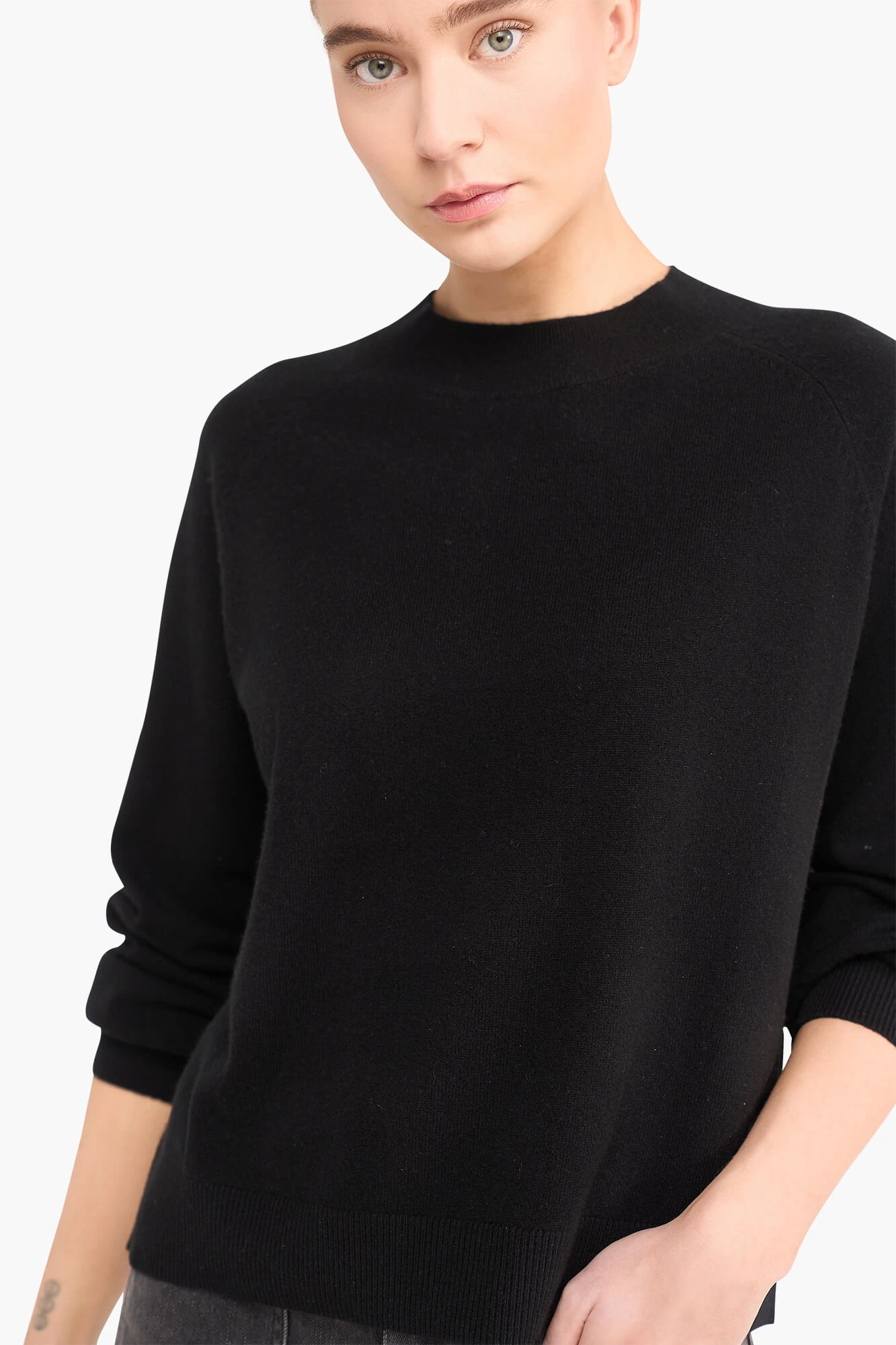 Cashmere Trui Dames Harvey Zwart