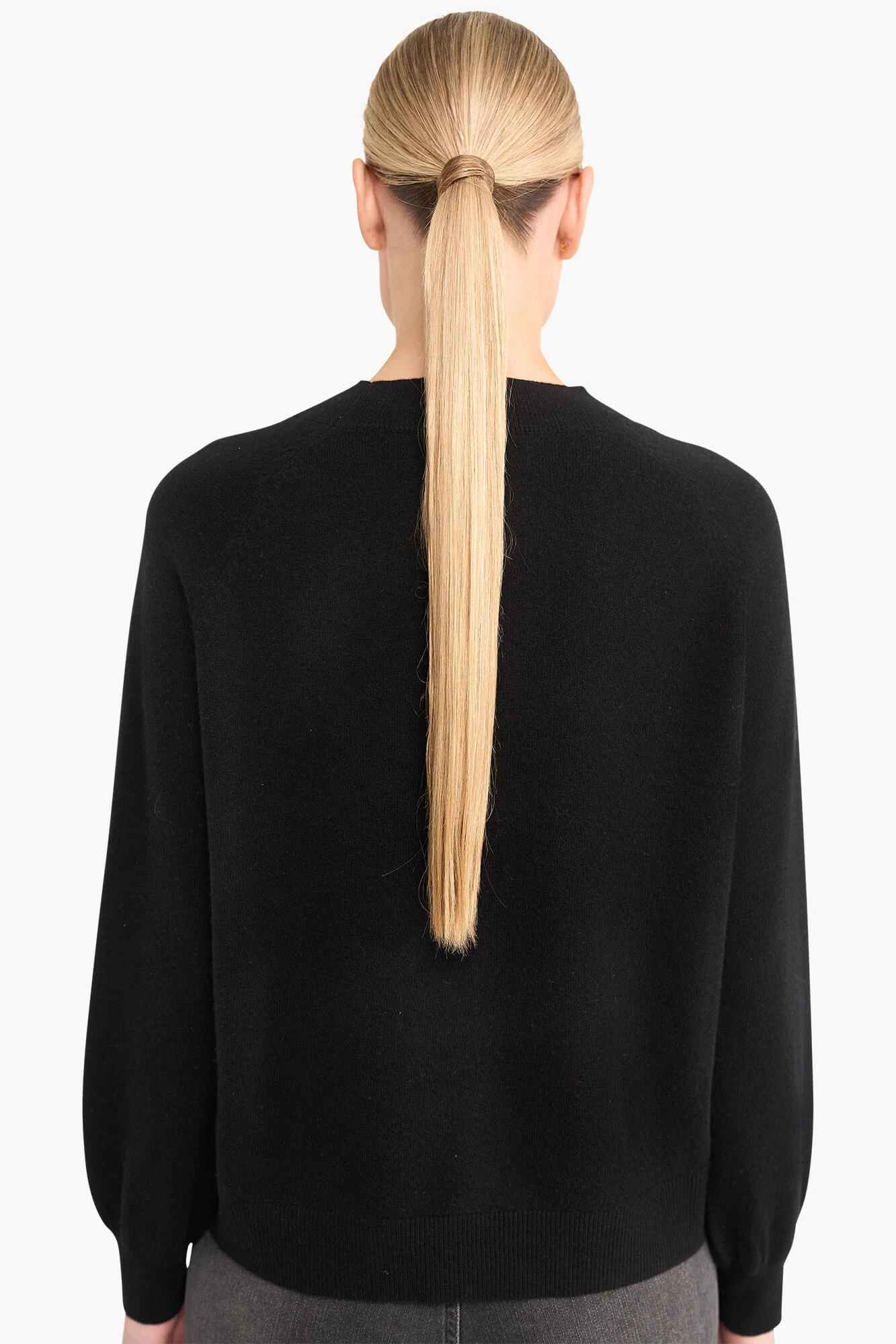 Cashmere Trui Dames Harvey Zwart