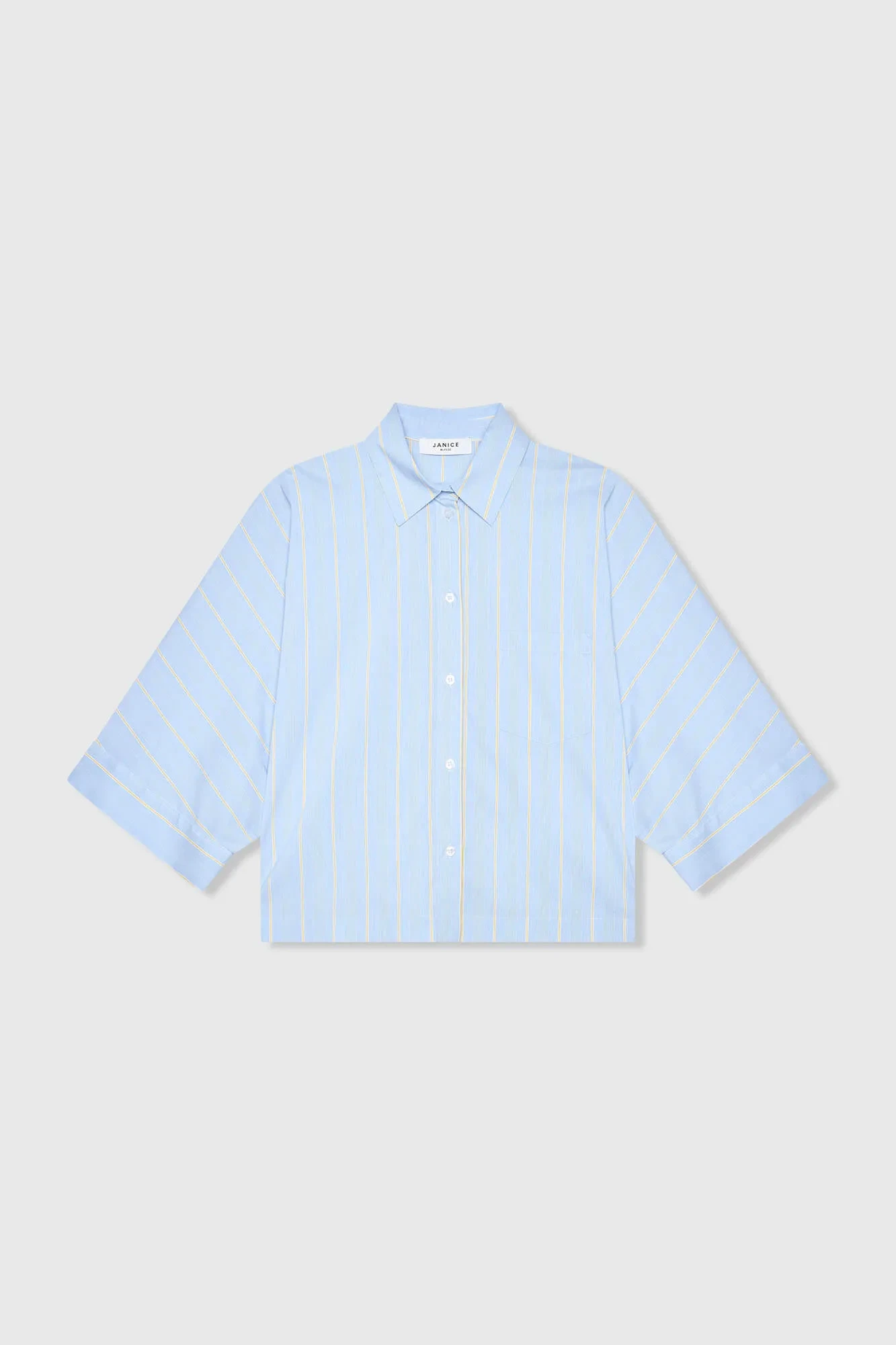 Damenbluse, gestreift, blau, Carl