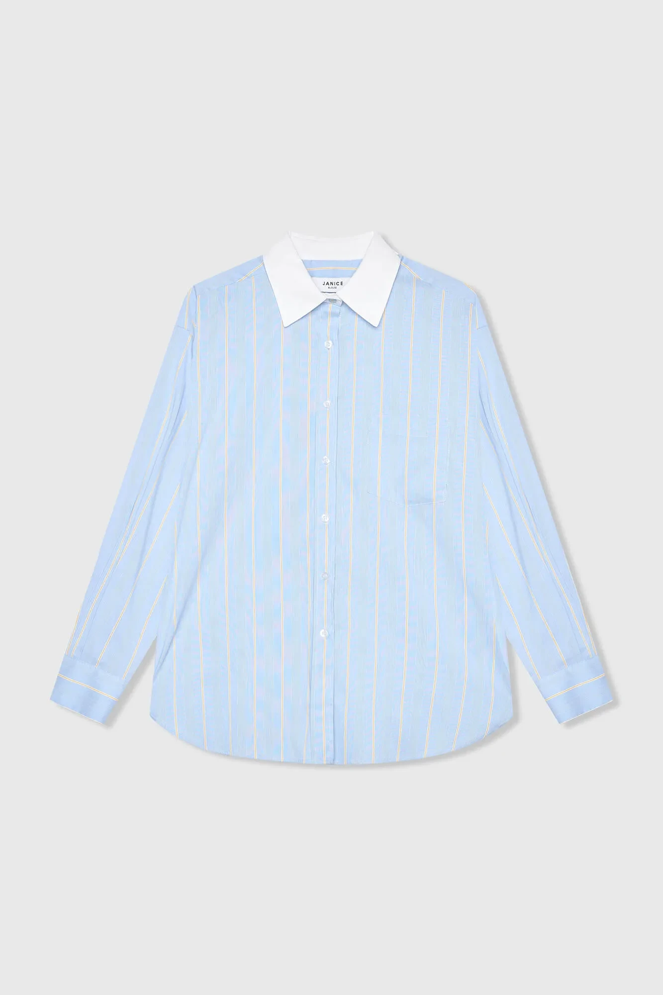 Damenbluse, gestreift, blau, Kygo