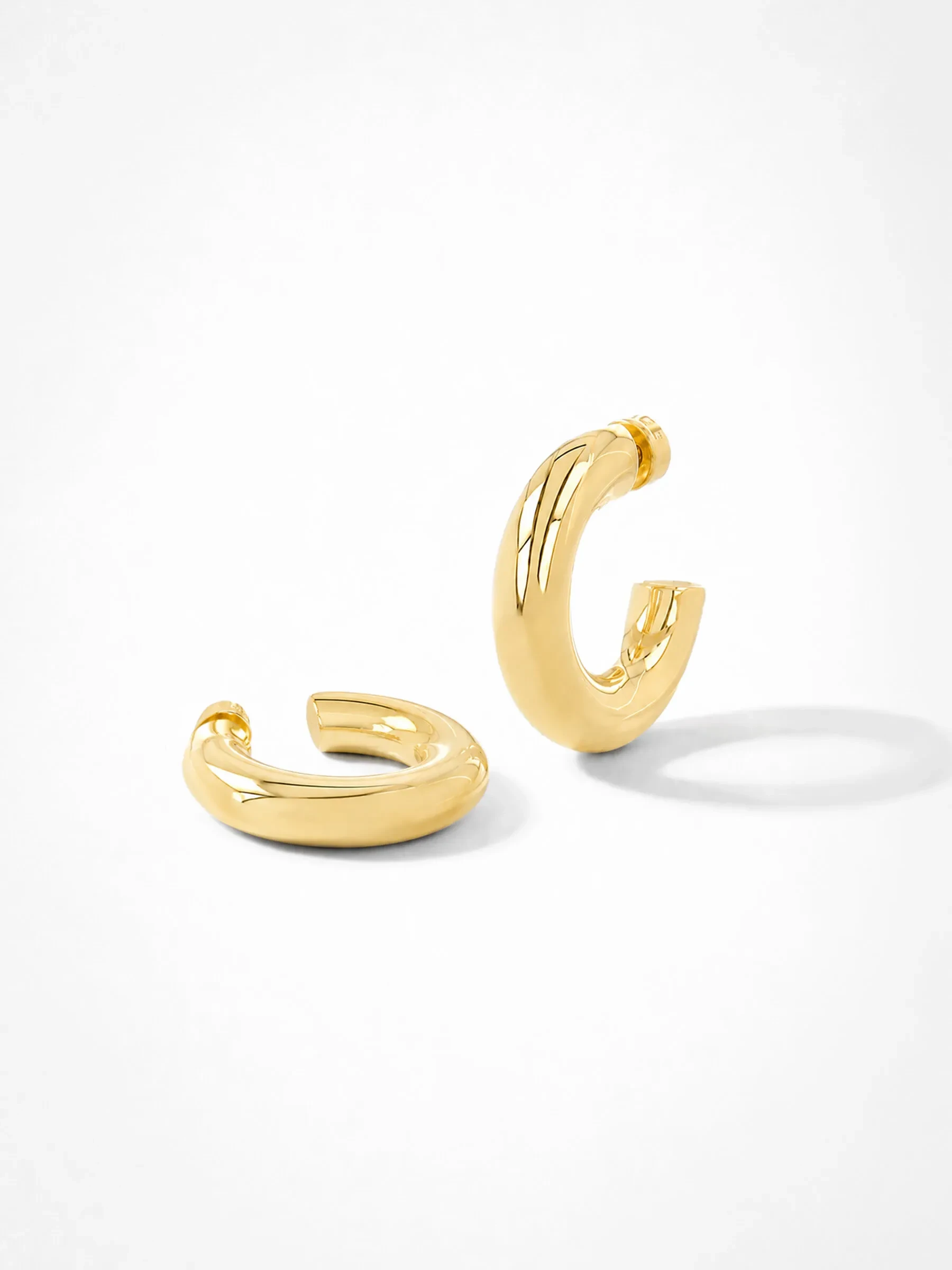 Gouden Oorbellen Creolen Creolen Hoops Chandler Small