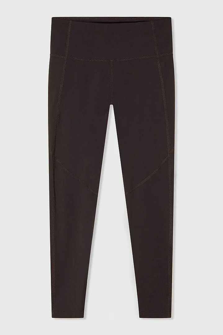 Legging Dames Sport Active Wear Ye Donker Bruin