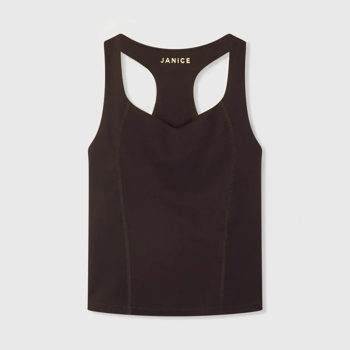 JANICE Dames Ryle Sport Top Donkerbruin