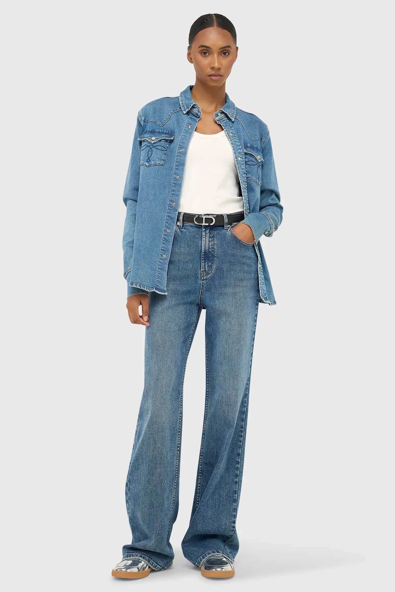 Women's Stretch Denim Blouse Levi 379