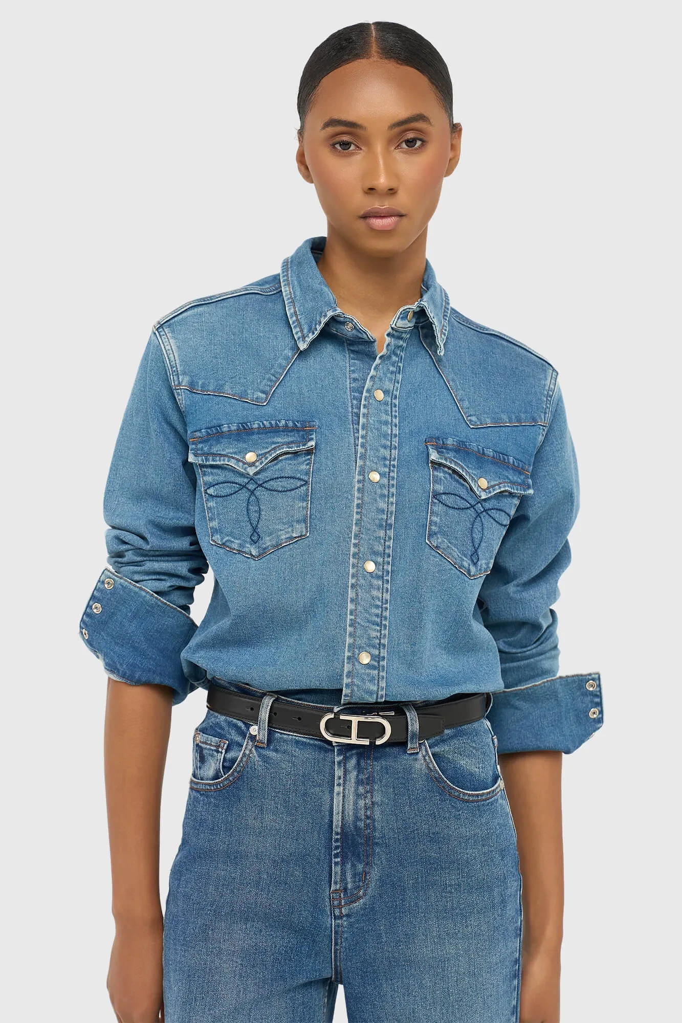Women's Stretch Denim Blouse Levi 379
